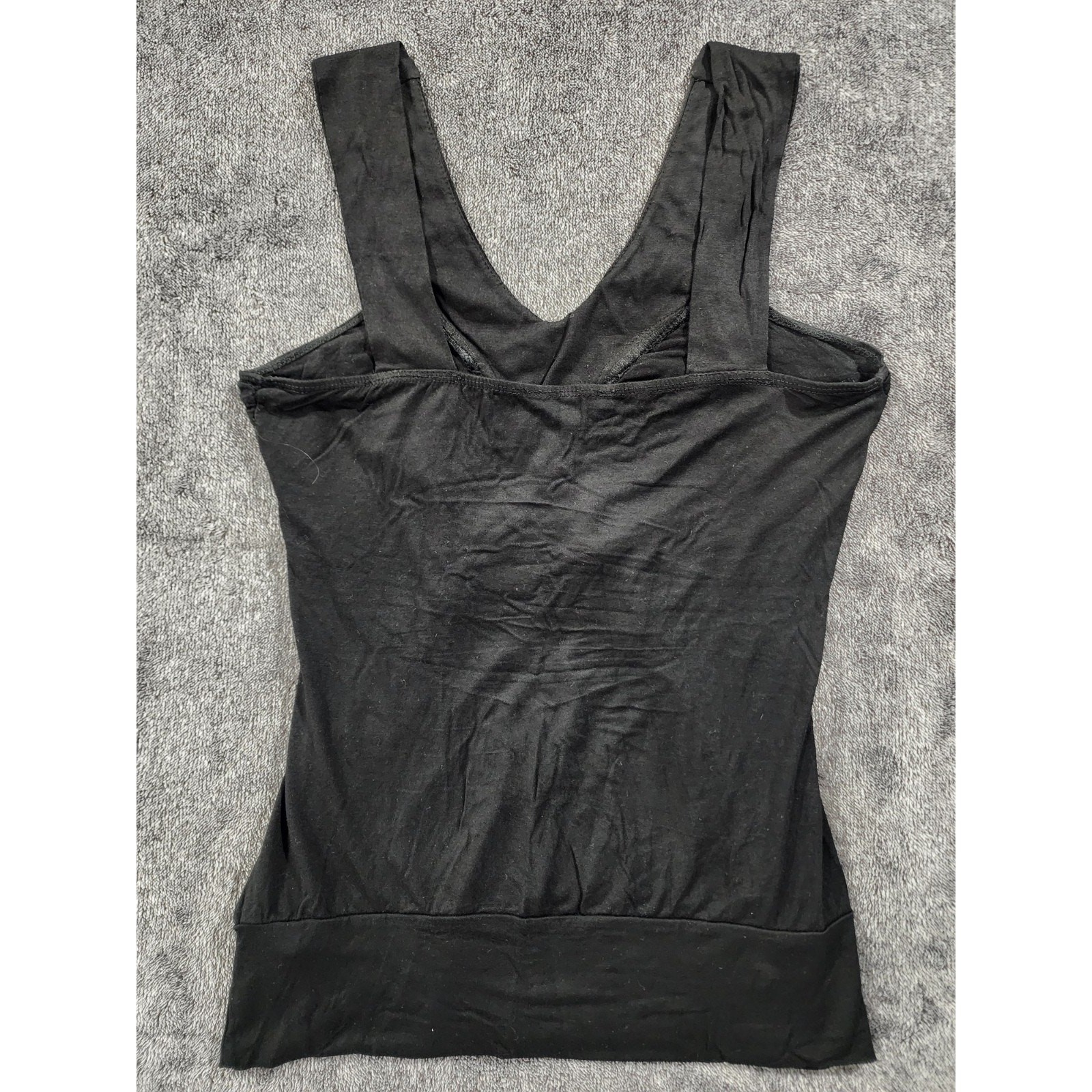 VINTAGE Moa Moa Embellished Shoulder Strap Top, Womens L, Juniors XL