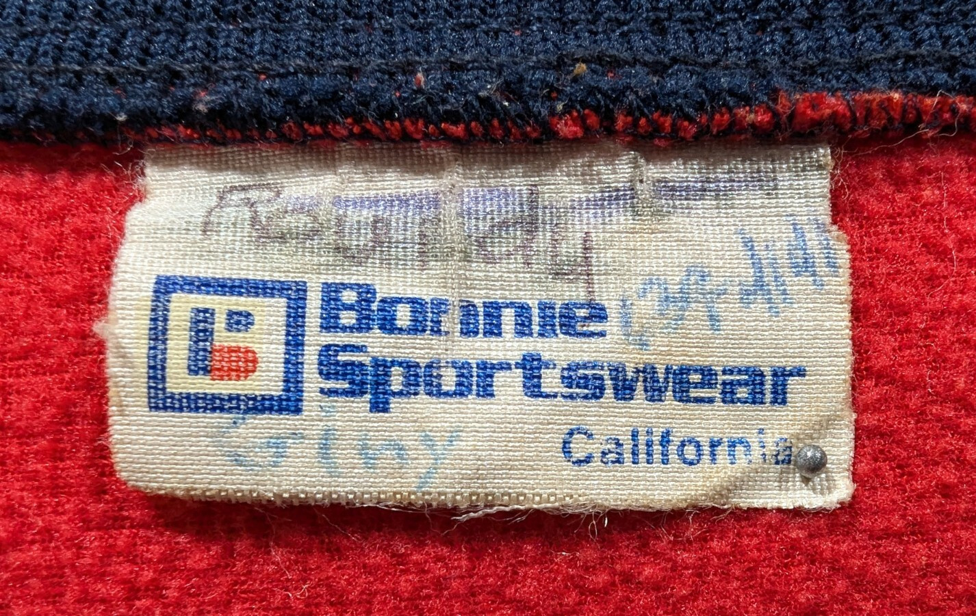 Vtg 80s BONNIE SPORTSWEAR California Track suit Jacket & Pant USA MADE Size M *