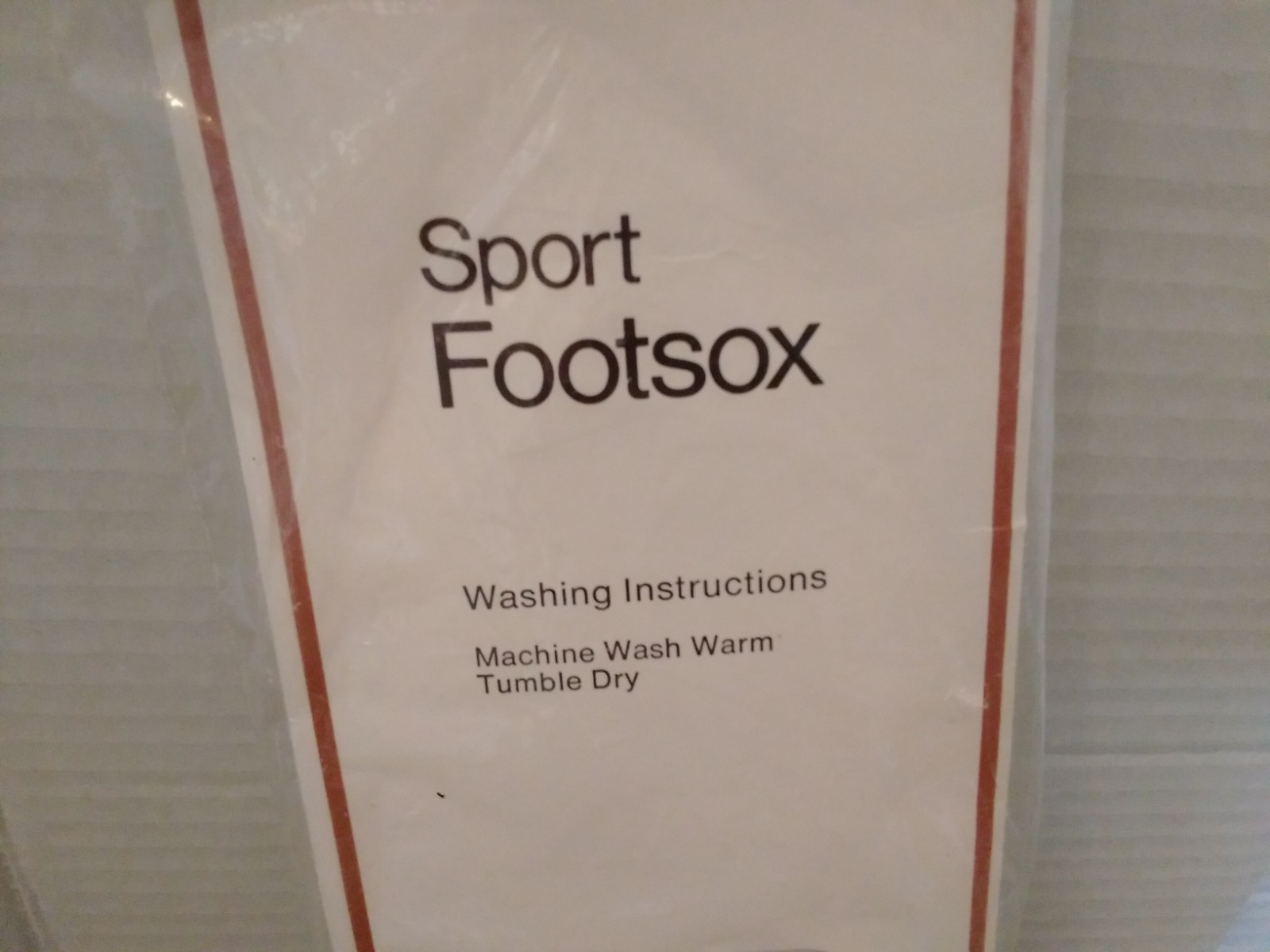 Vintage JCPenney Size L Gaymode Sport Footsox White Socks Fits 10-11 1/2 Low