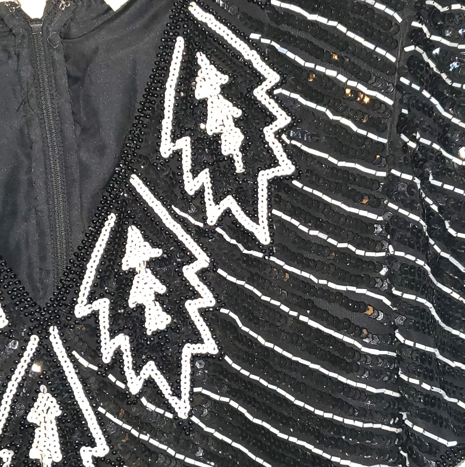 Stunning Low Cut Stenay Silk Beaded Sequin Top – Never worn – Size S – Vintage