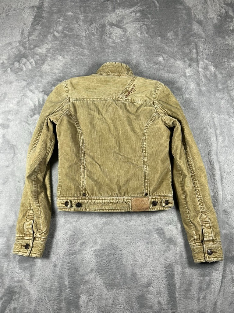 VTG 90s Billabong Brown Corduroy Button Up Jacket Women’s Size Small Fleece