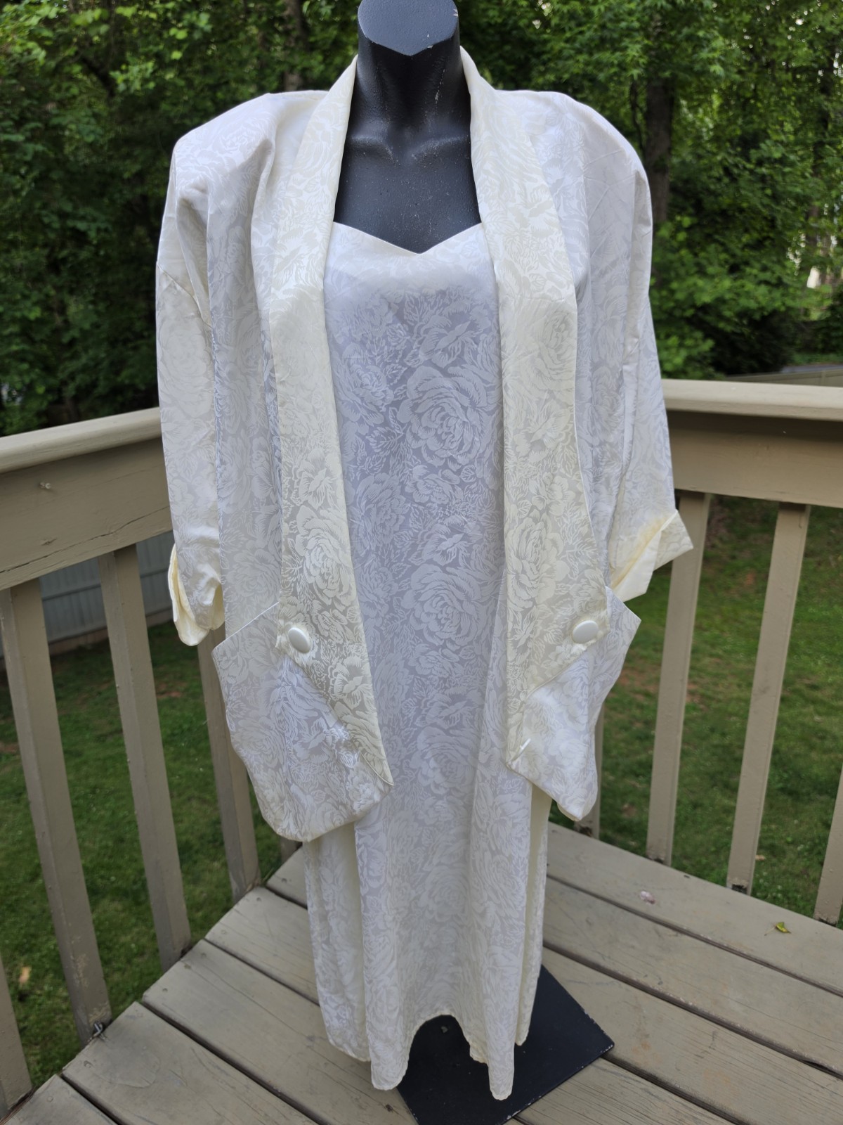 Vintage 1980s Diamonds Run Wayne Diamond Dress with Oversized Suit Jacket