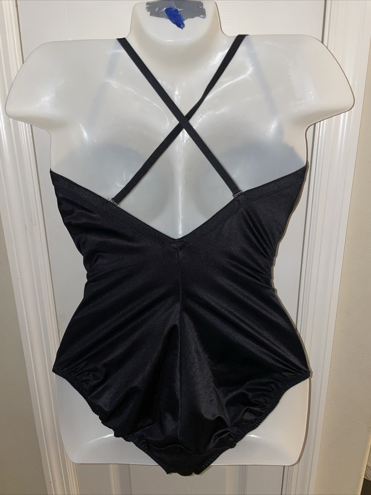 Sophistique by Smoothie Black Corset Shaper Multi-way Teddy 38C 38 VTG NOS