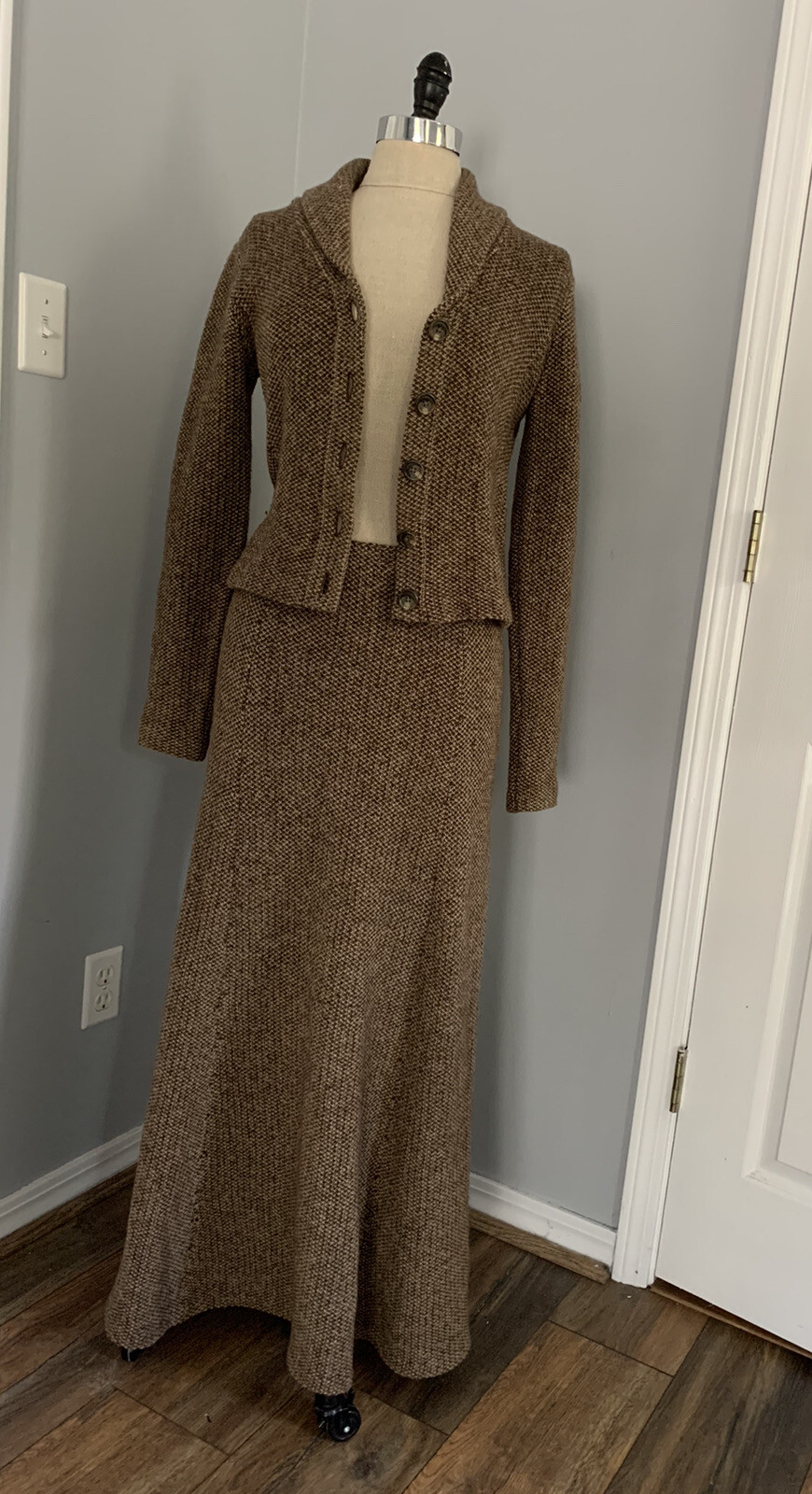 Vintage 90s Ralph Lauren Victorian Country Walking Suit Equestrian Edwardian 2Pc