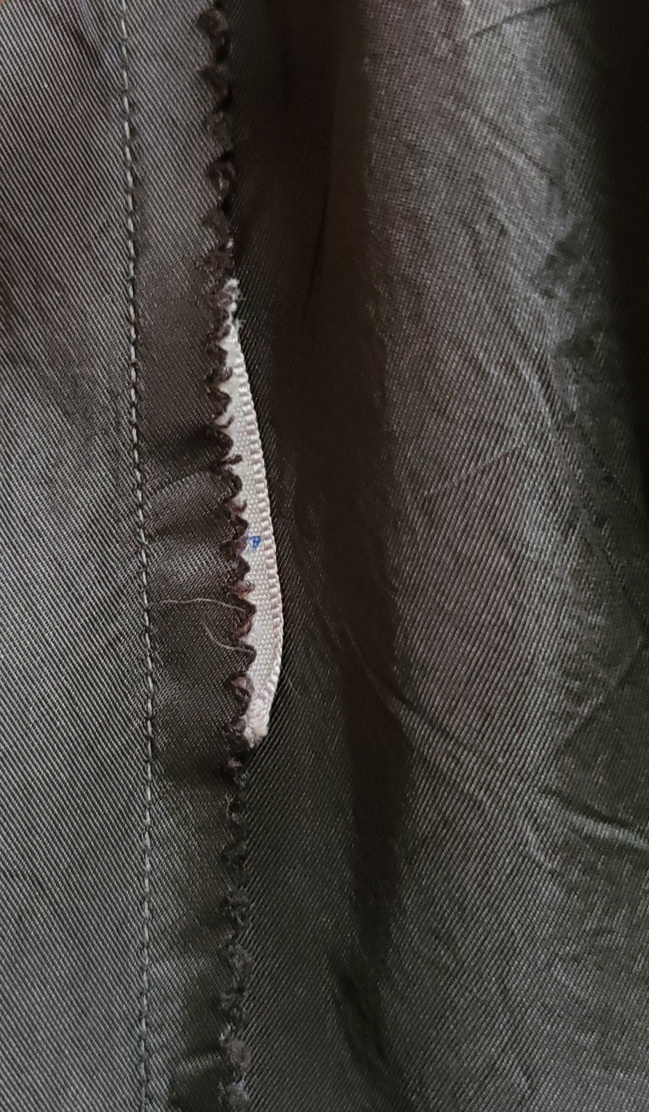 Vintage Long Black Nylon Slip Netting Ruffle at Hem W23″ stretches to 30″