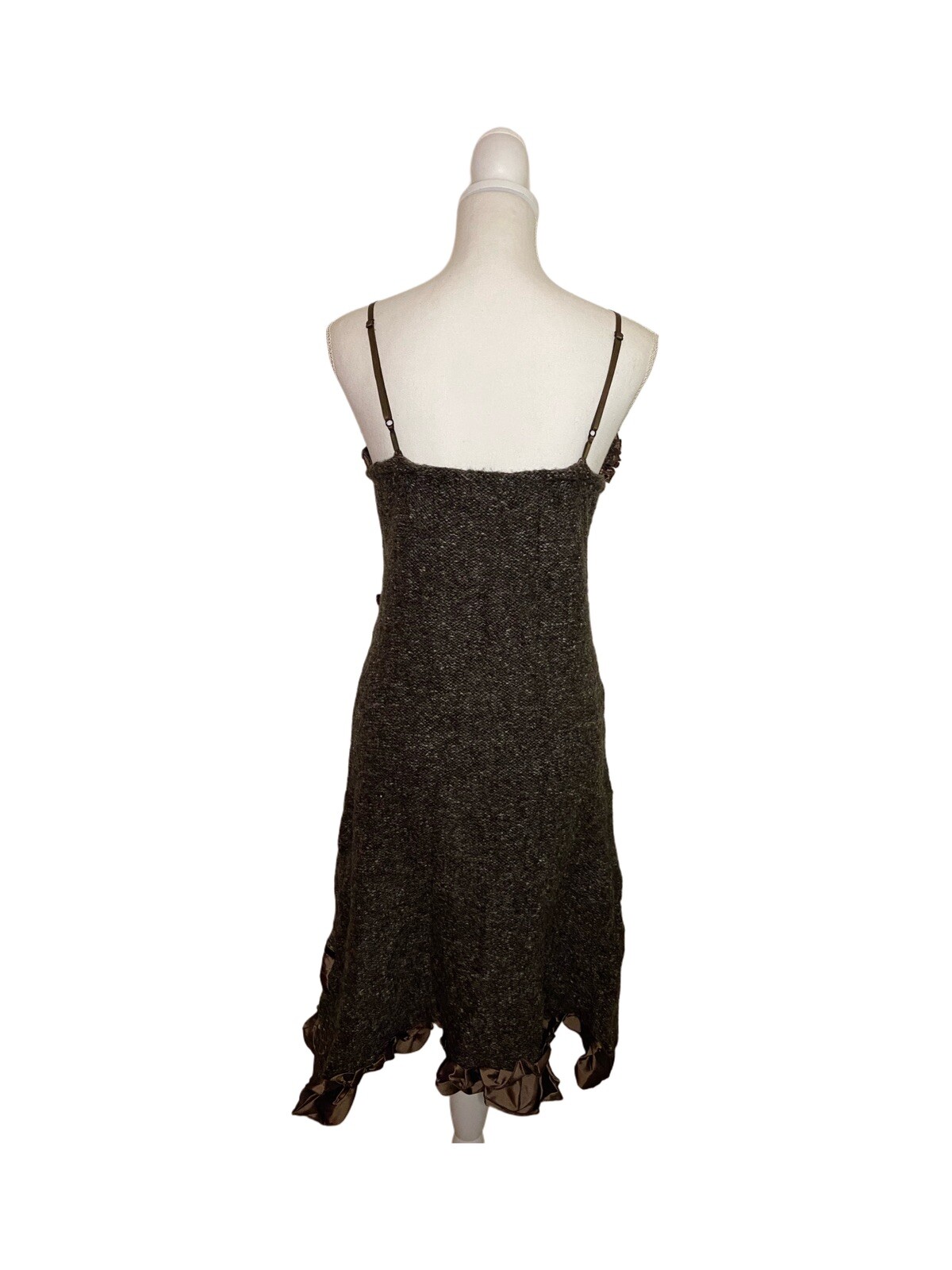 Y2K 90s Rare Miss Kelly 1999 Earthy Fairy Cottagecore Coquette Sweater Dress