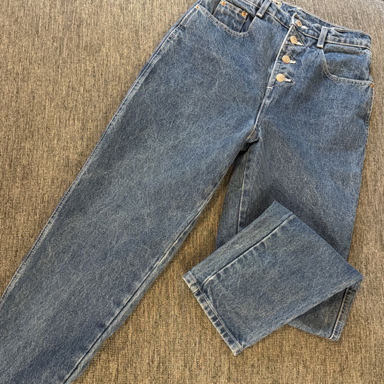 Forenza Women’s Vintage Tapered Jeans Size 8 Button Fly EUC