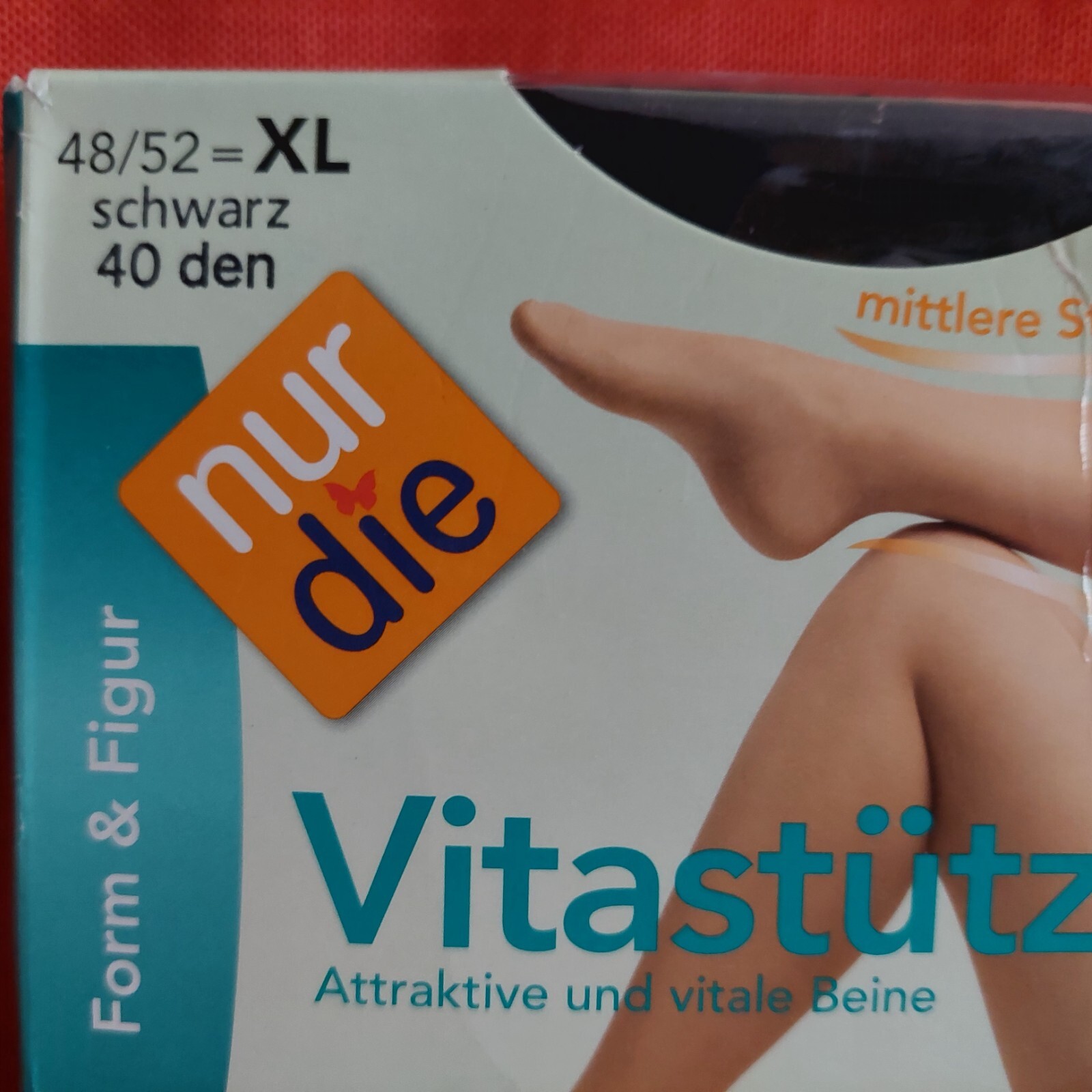 Vintage Pantyhose Vitastutz Komfortgrobe Nur Die Size 48-52 Color Schwarz BBROS5