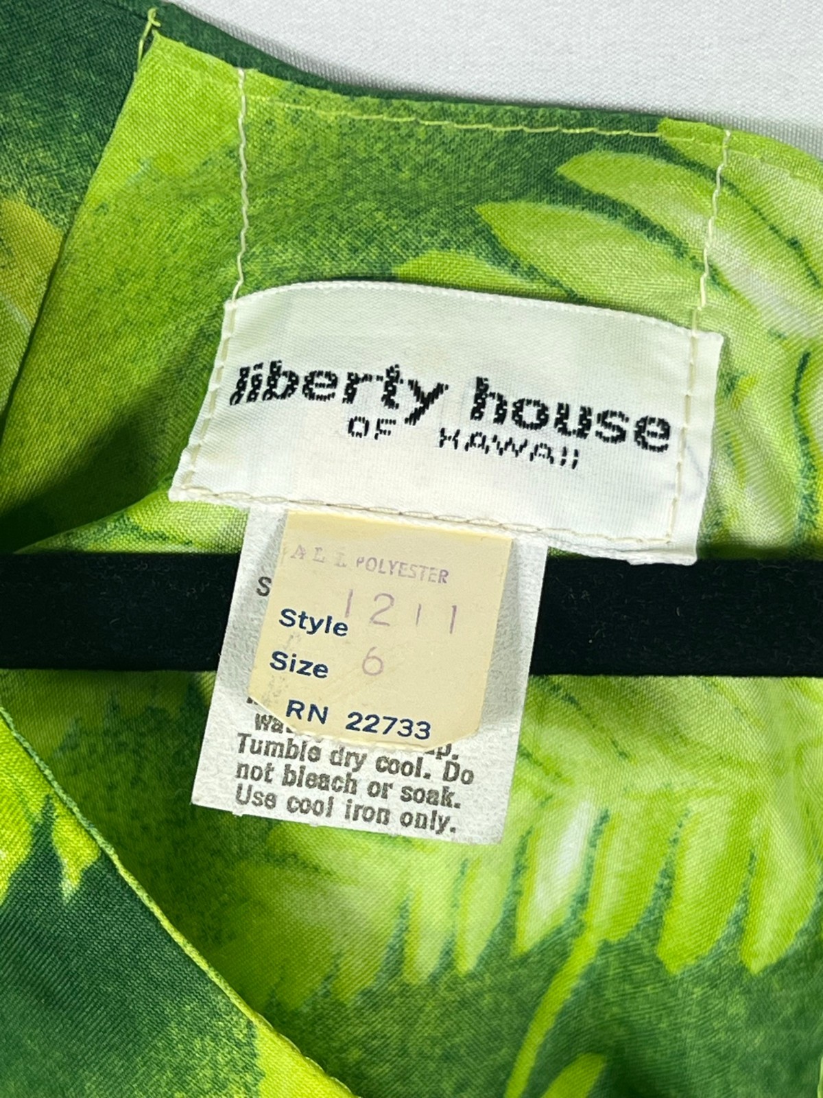 Vintage Liberty House Hawaii Dress Womens 6 Maxi Lightweight Tropical Retro 60s