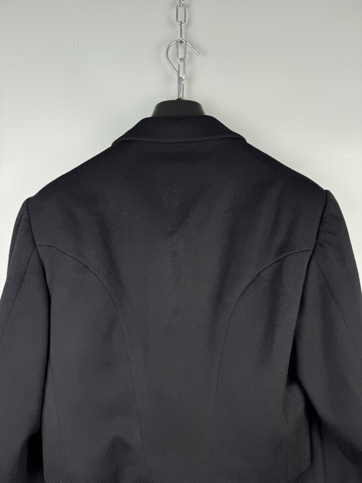 Vintage 1972 Gieves Hawkes Blazer Wool Cropped Naval Officer Jacket Coat