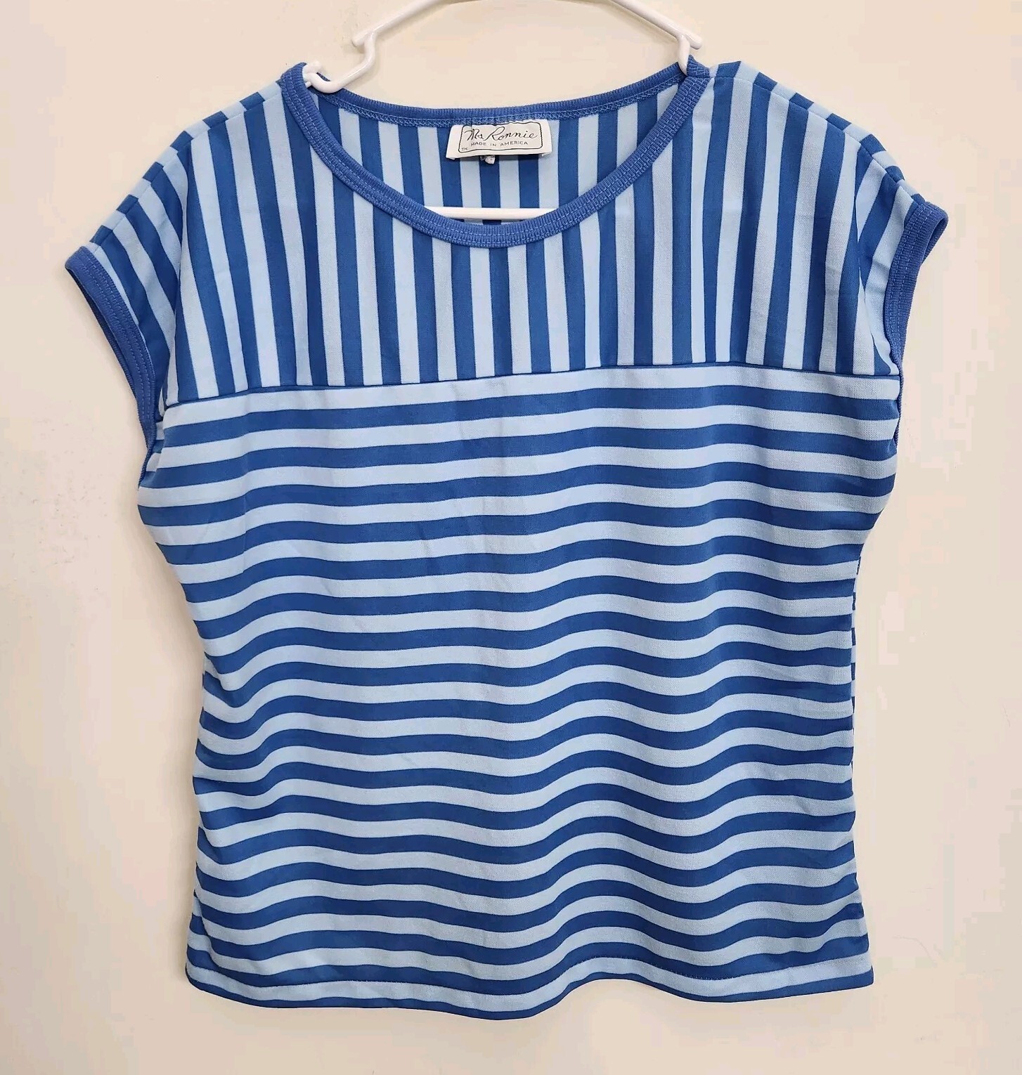 Vintage 1970s Ms Ronnie Sleeveless Top Womens XL 23″ Long 22″ Pit To Pit 1135