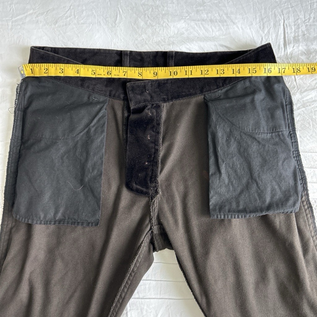Vintage 90s DKNY Velvet stirrup Pants