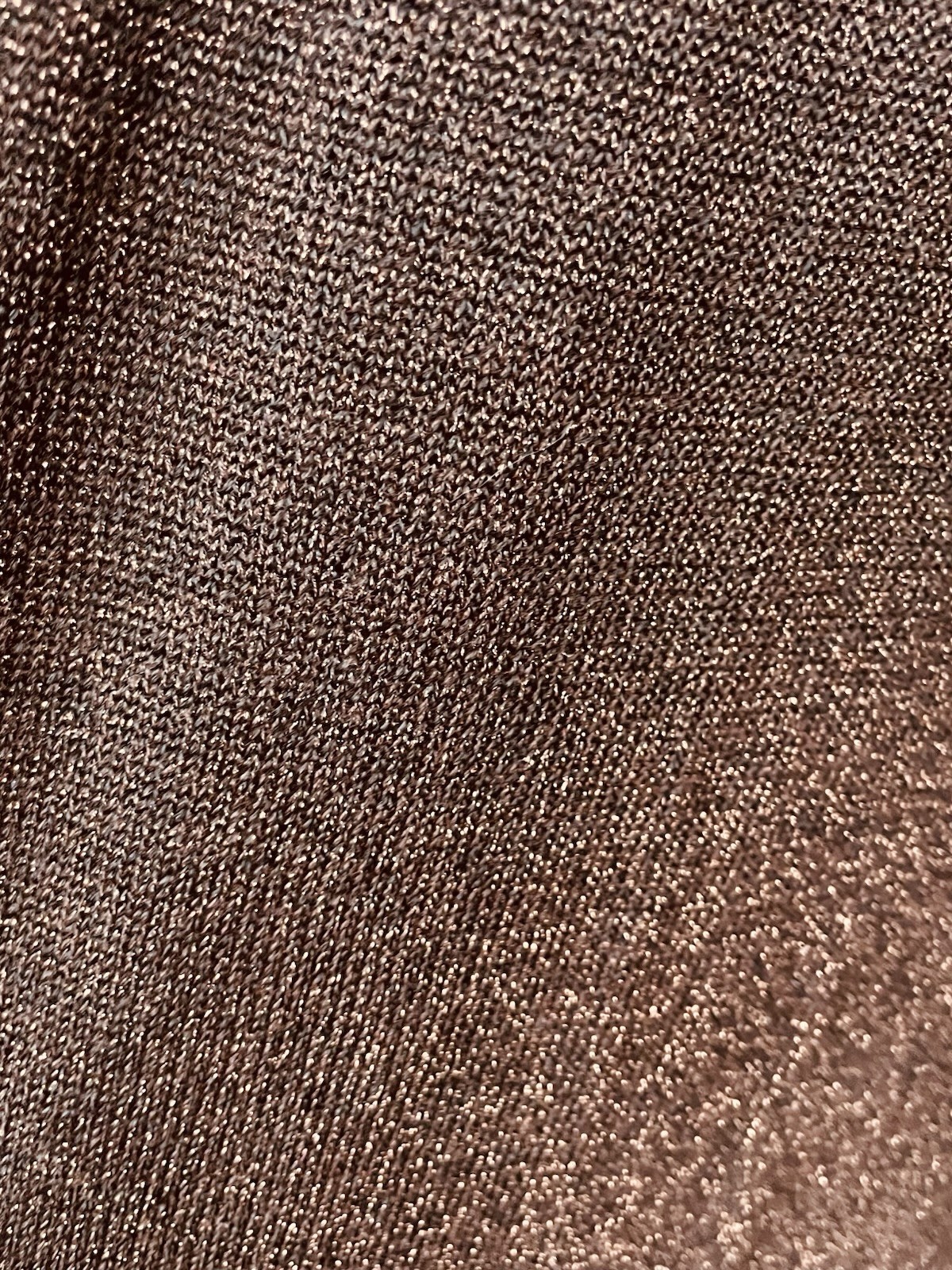 Vtg 70’s WENJILLI Bronze Metallic Slinky Knit Lurex Shimmer Maxi Dress 11 / 12