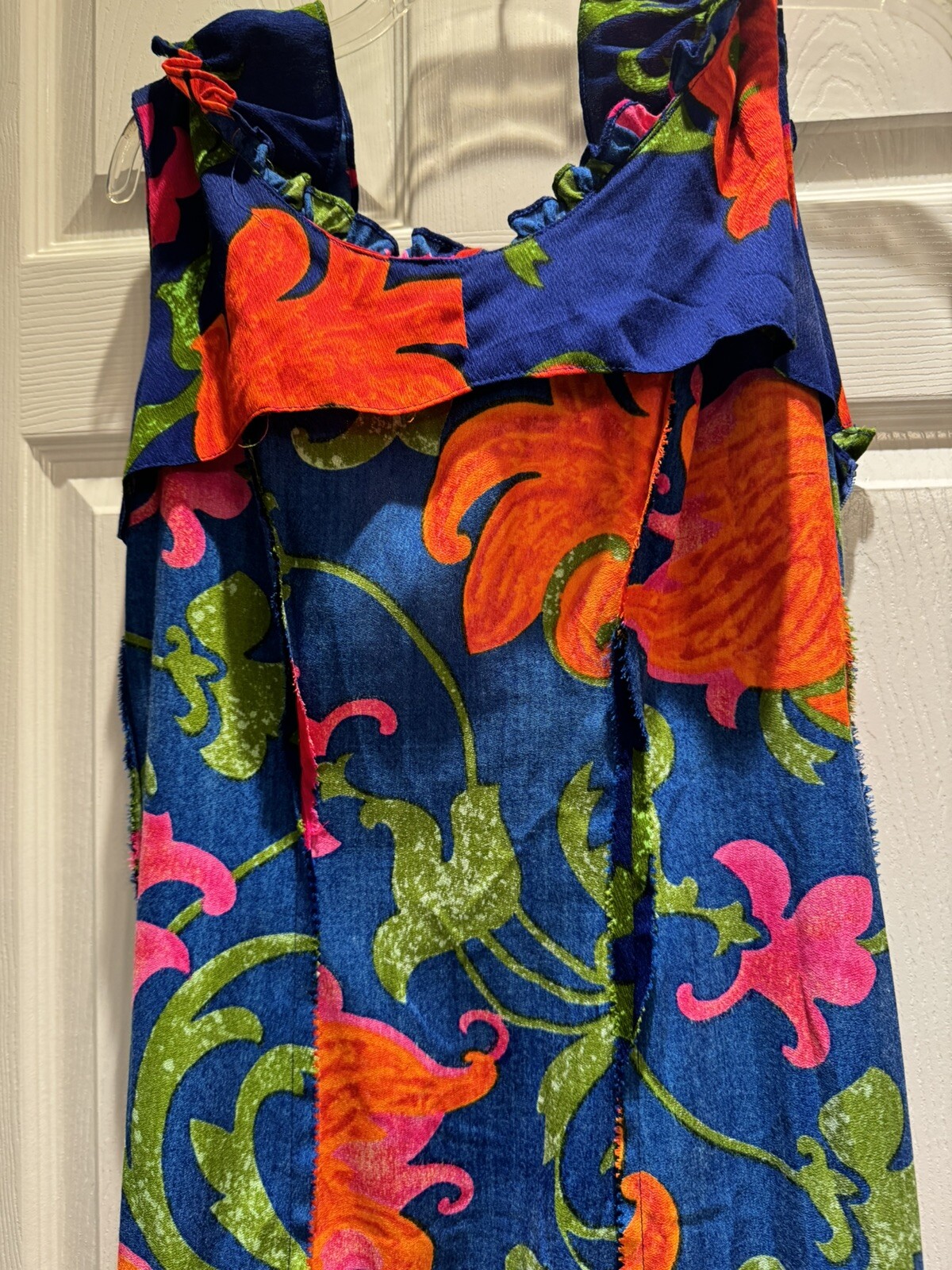 Waltah Clarke’s Vintage Hawaiian 60s Sleeveless Maxi Dress – US Size 9/10