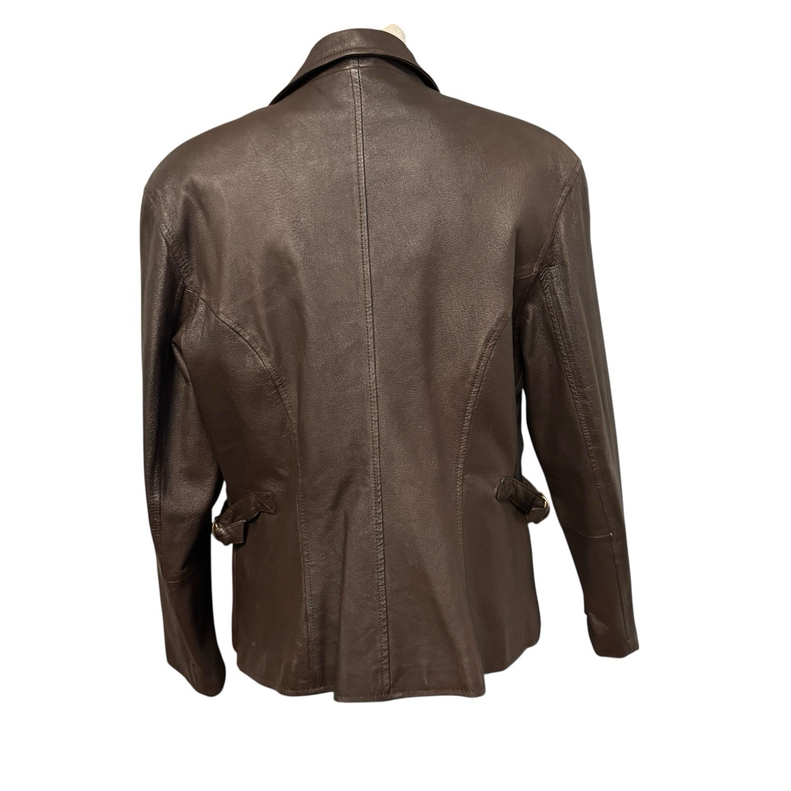 Vintage Adventure Bound Originals By Wilsons Brown Leather Jacket Women’s Large