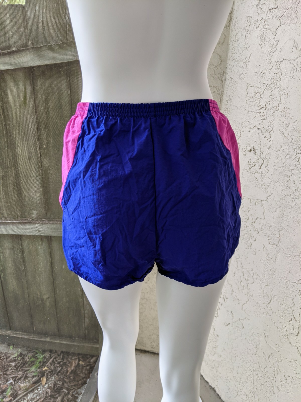 Vintage 80s NIKE Sprinting Running Shorts Purple Pink Small Made In USA