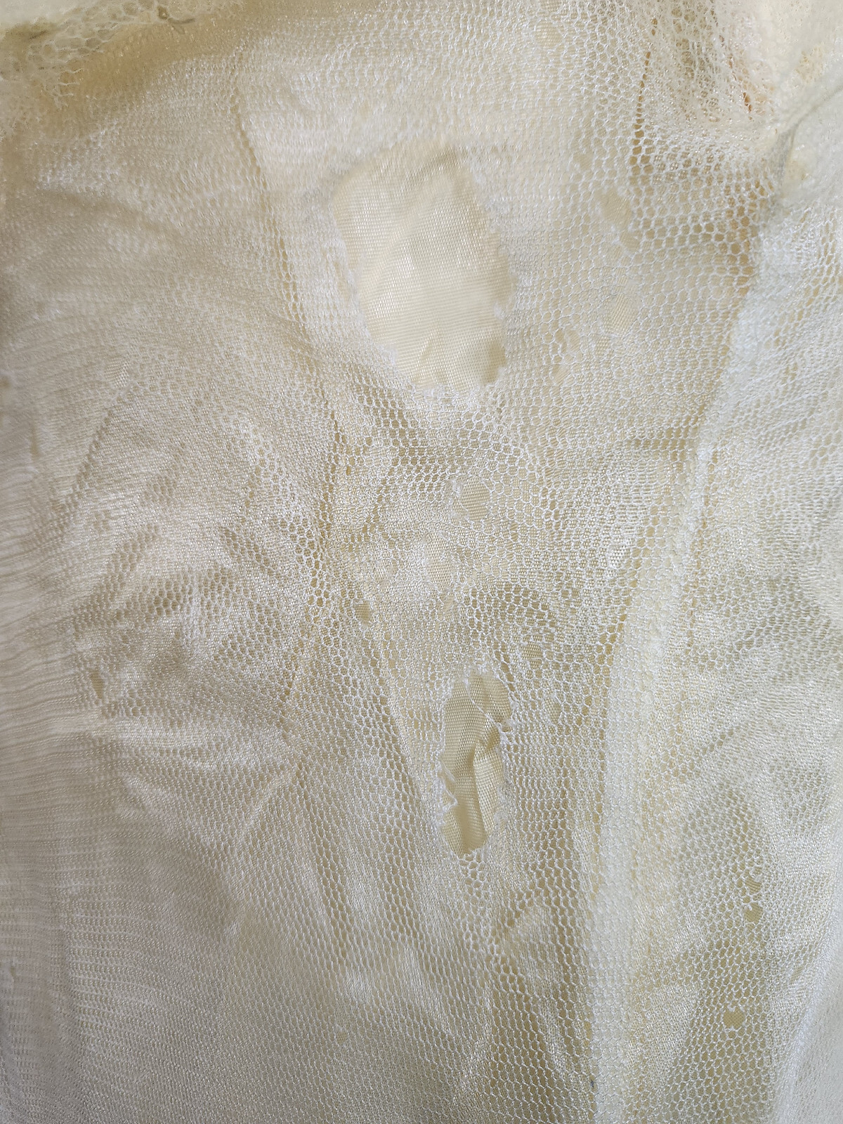 Vintage 1950’s Yellow Lace Tulle Party Prom Wedding Dress Gown Size 4 Small
