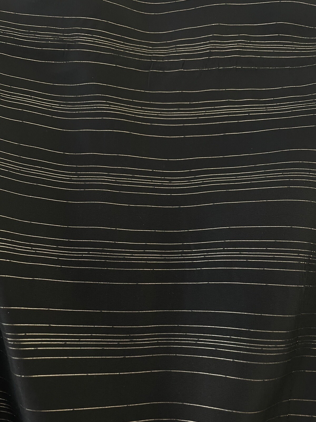 Vintage 1940s Black + Gold Dress w/ Pockets + Belt. Size S/M, USA