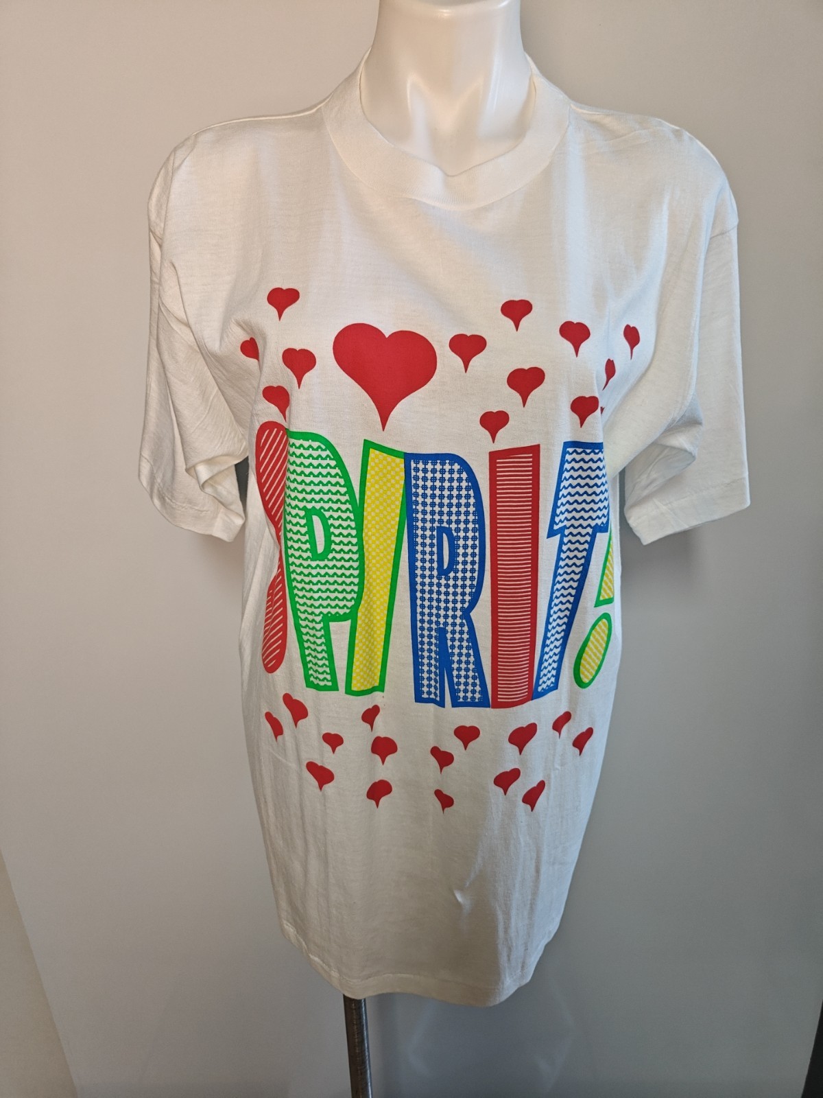 Vintage Spirit Unisex Oversized T-shirt Single Stitch SPIRIT Graphic By CATAPULT