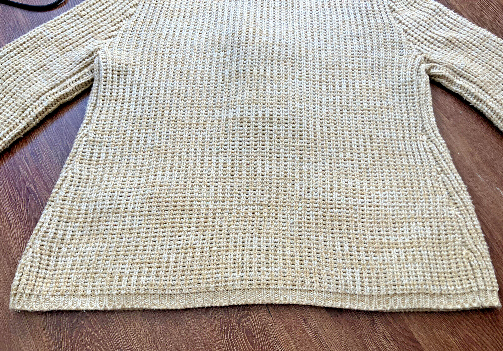 Vintage ’70s Montgomery Ward Hooded Chunky Sweater Jacket Toggle Buttons XL/XXL