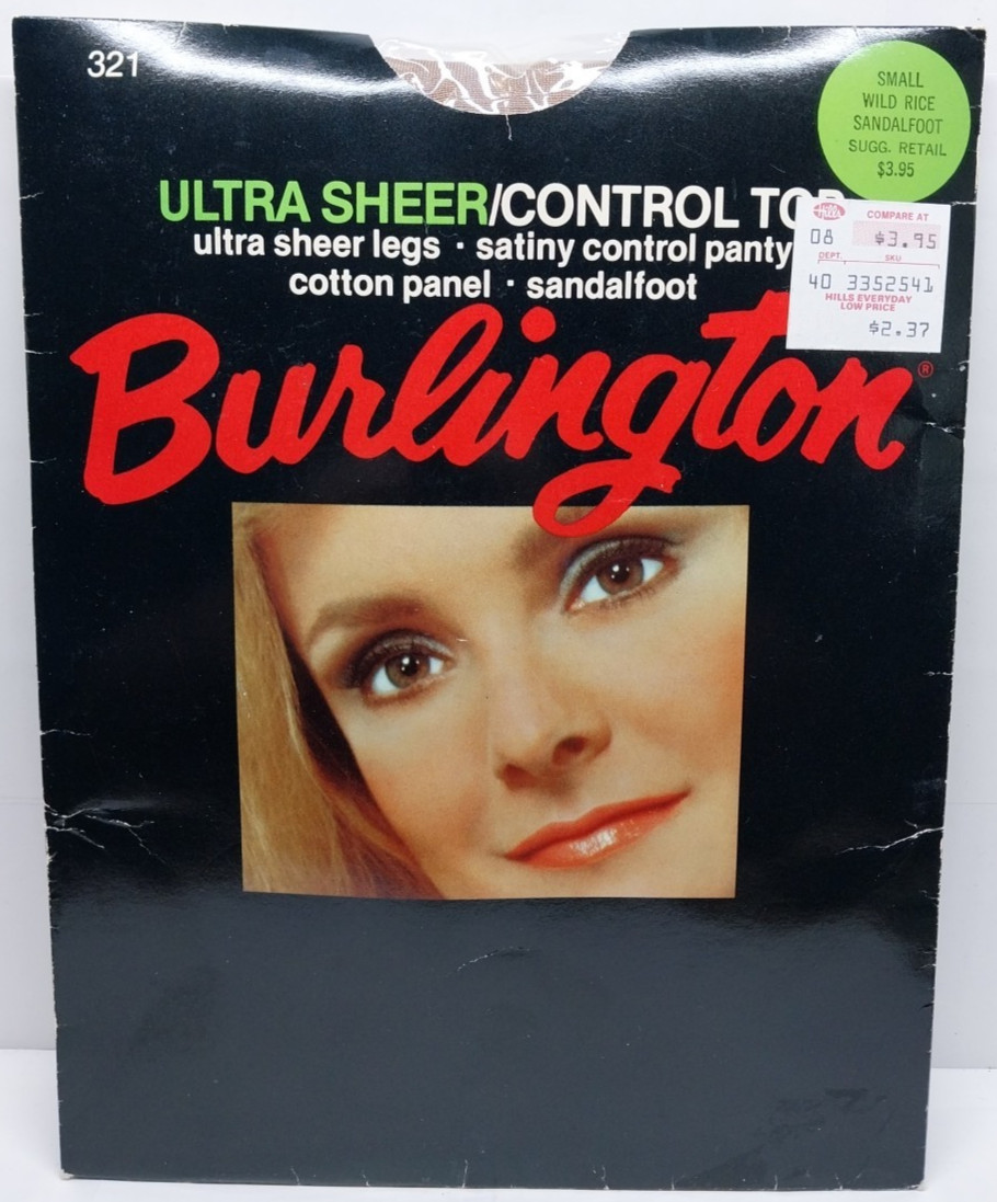 Vintage Burlington Control Top 321 Panty Ultra Sheer Wild Rice / Sandalfoot
