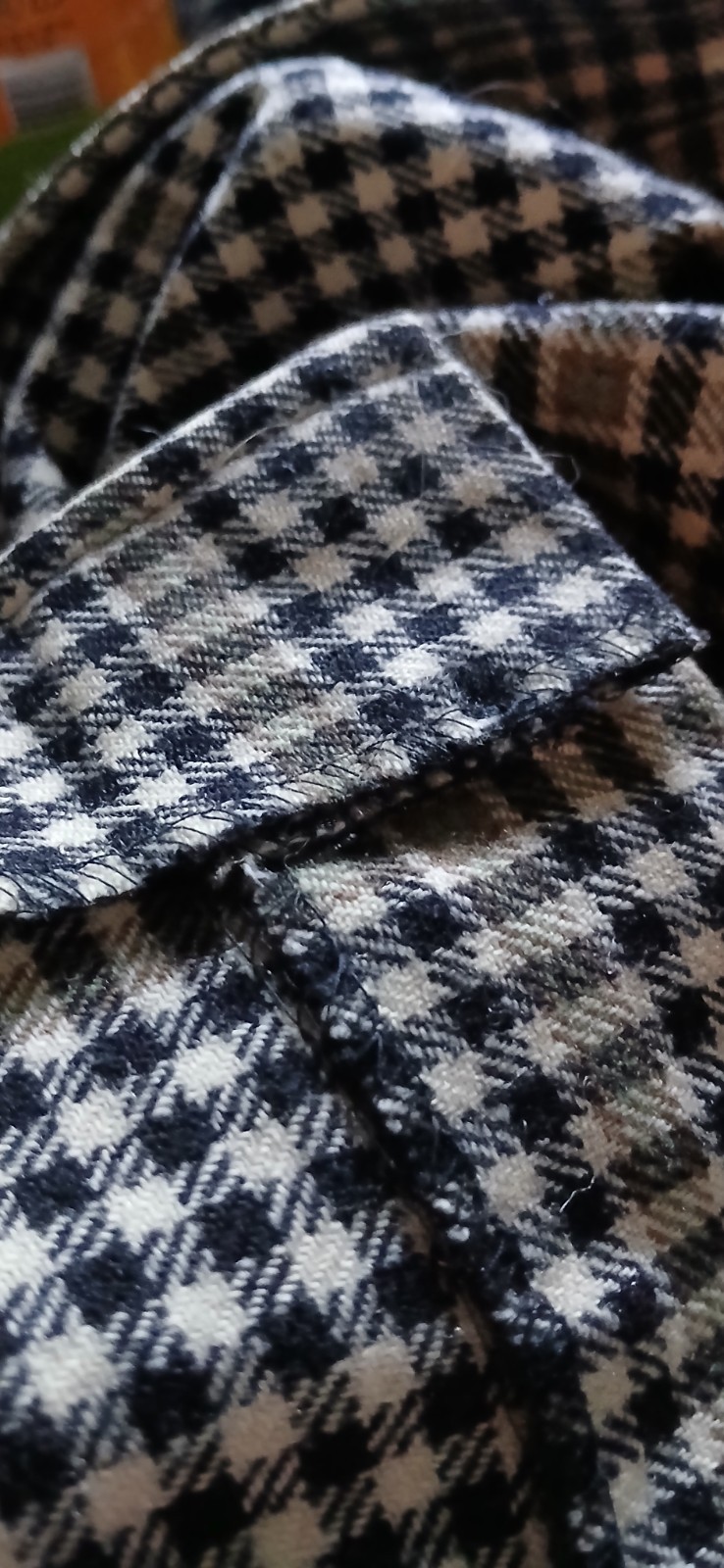 Vtg 1980s Pendleton Plaid All Wool Fitted Buttoned Front Maxi Skirt S