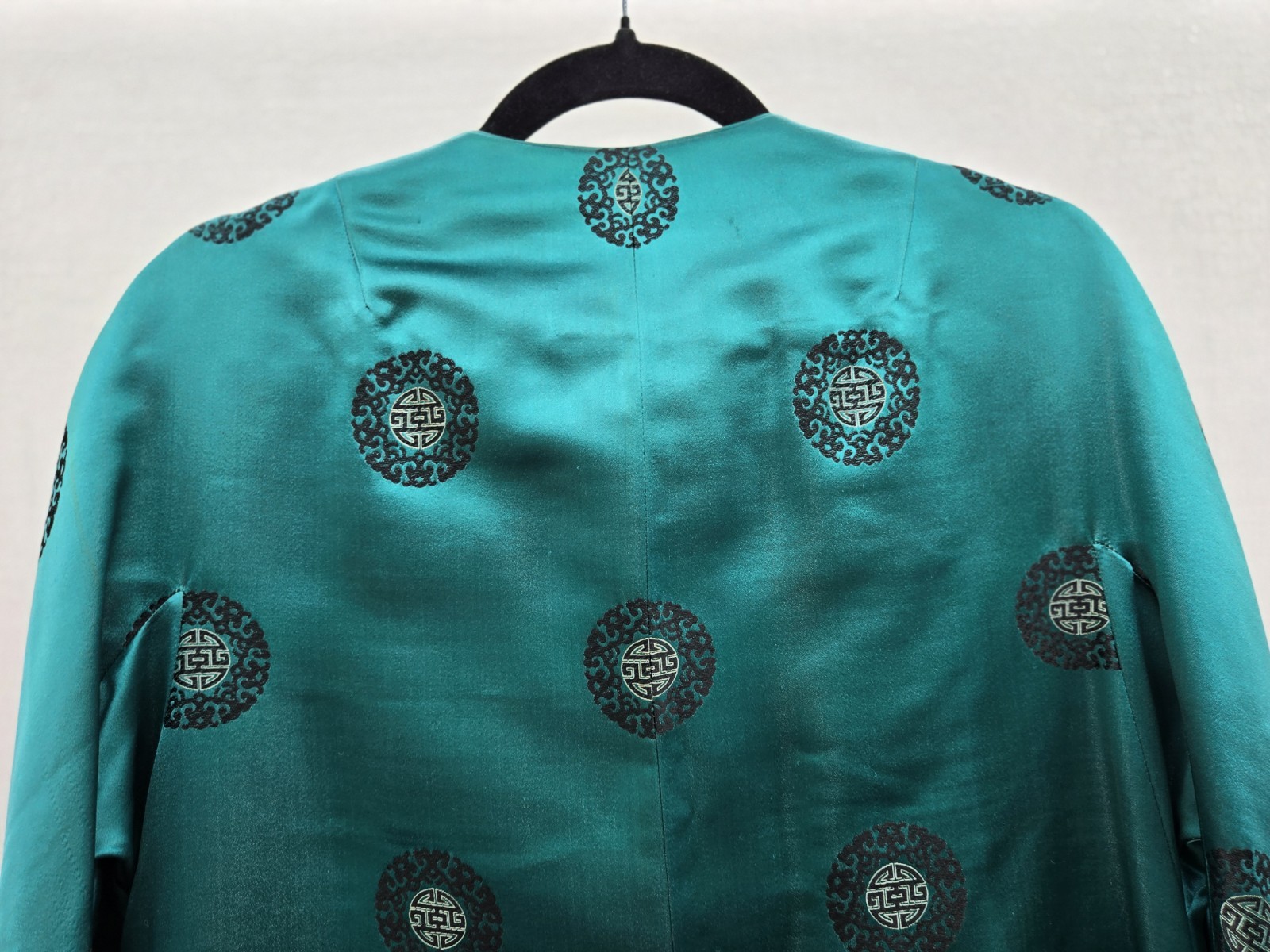 Vintage Ying Tai Ltd Peninsula Hotel Hong Kong Hilton Silk Robe Dressing Gown M
