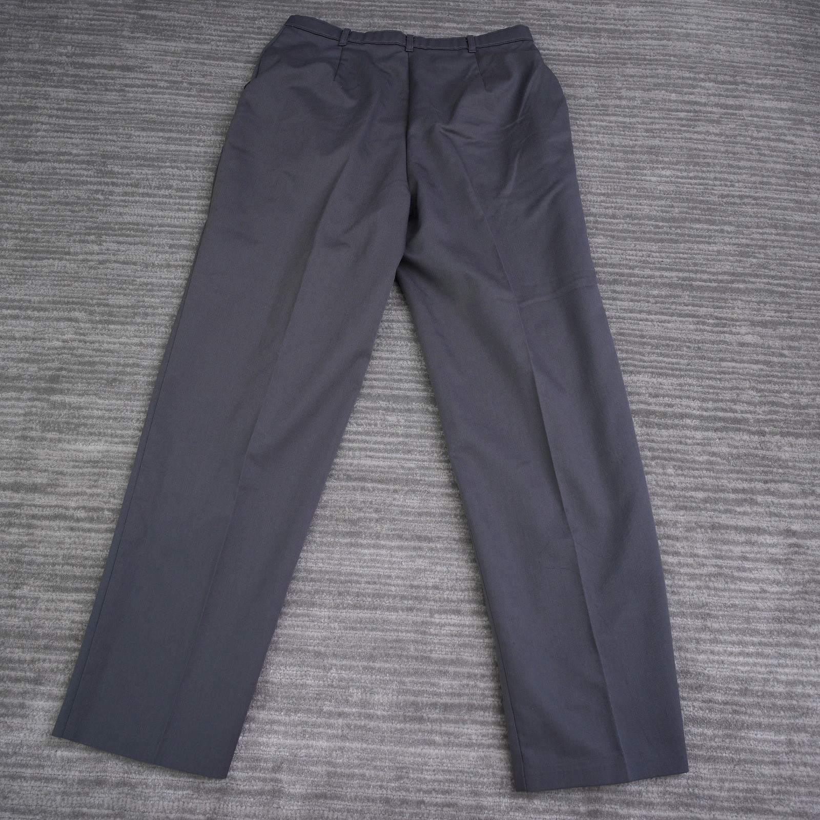 Vintage Levi Strauss Bend Over Sport Gray Pleated Trousers Womens 18 Charcoal
