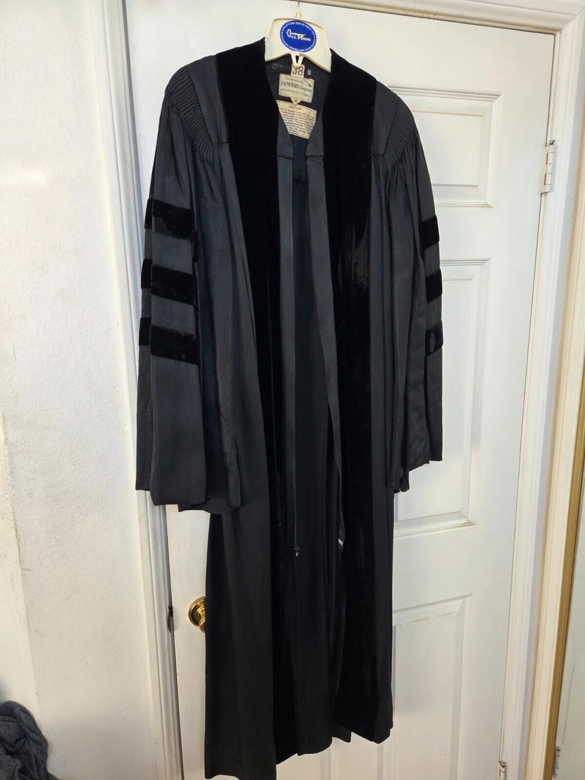 Vintage PhD Doctoral Gown Robe Graduation
