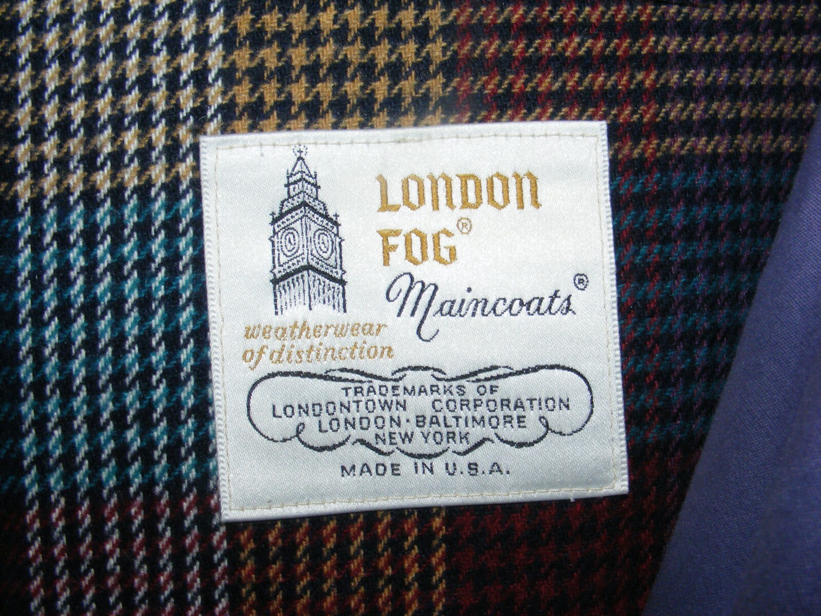 80S TRENCH COAT LONDON FOG WOMENS PLUM PURPLE WOOL LINED POLY COTTON FULL LENGTH