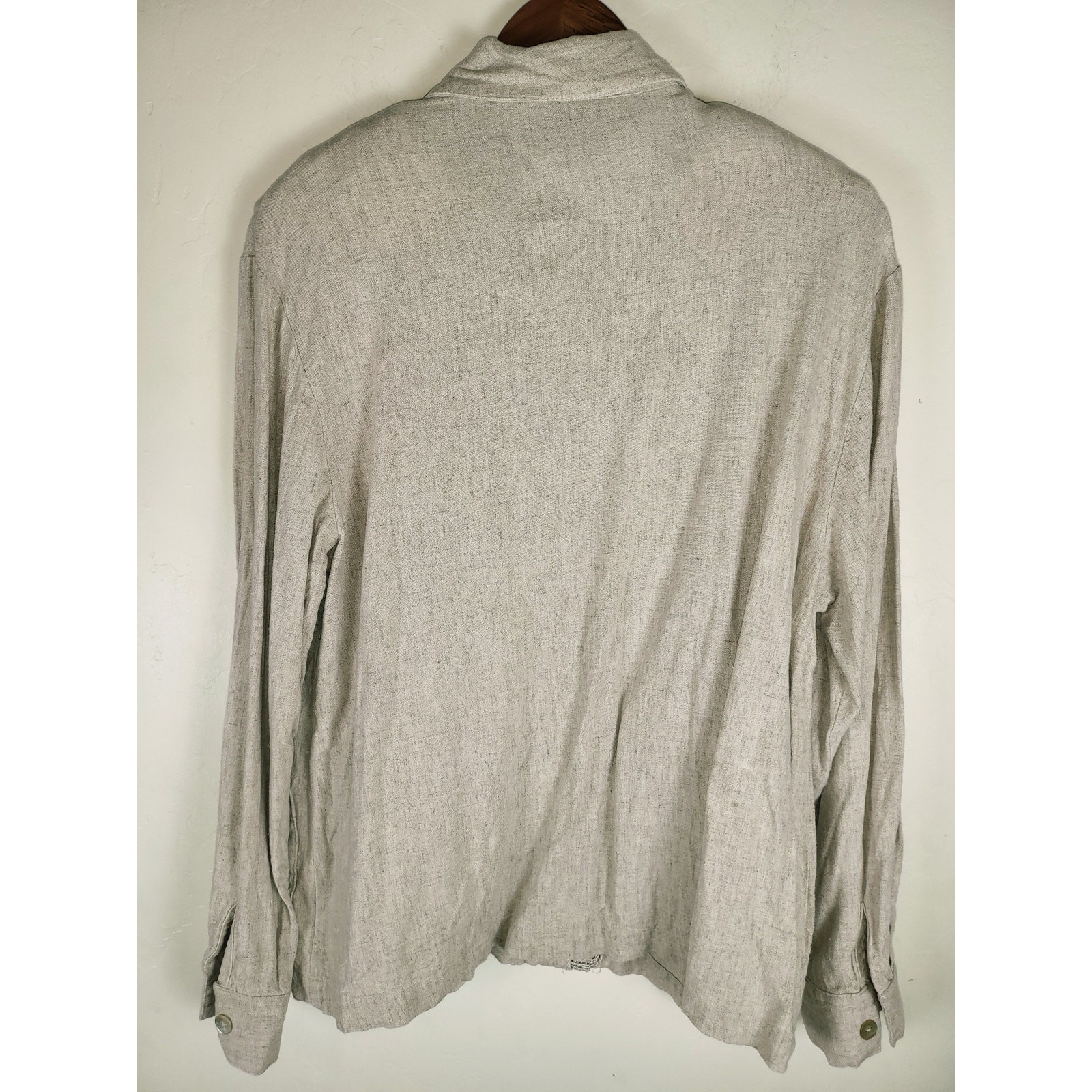 Saint Germain Paris Linen Lace Blouse Medium Cottagecore Boho Rodeo Westernwear