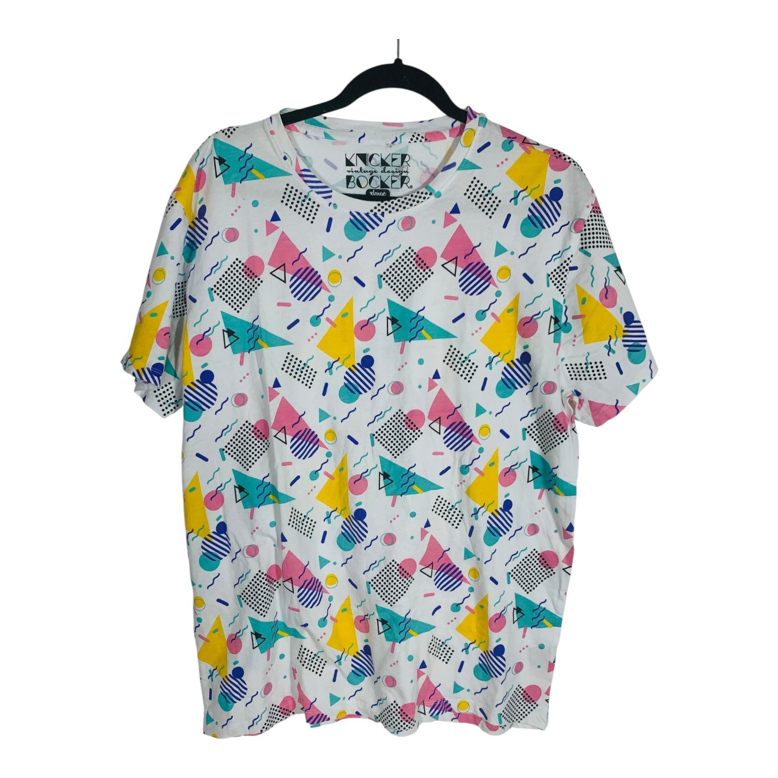 Knickerbocker Vintage Retro Designs XL 80’s 90s Print T- Shirt