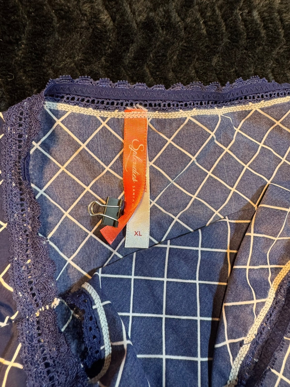 NWOT SPLENDIES HIPSTER BIKINI PATTERNS XL PRETTY CUTE SATIN NYLON