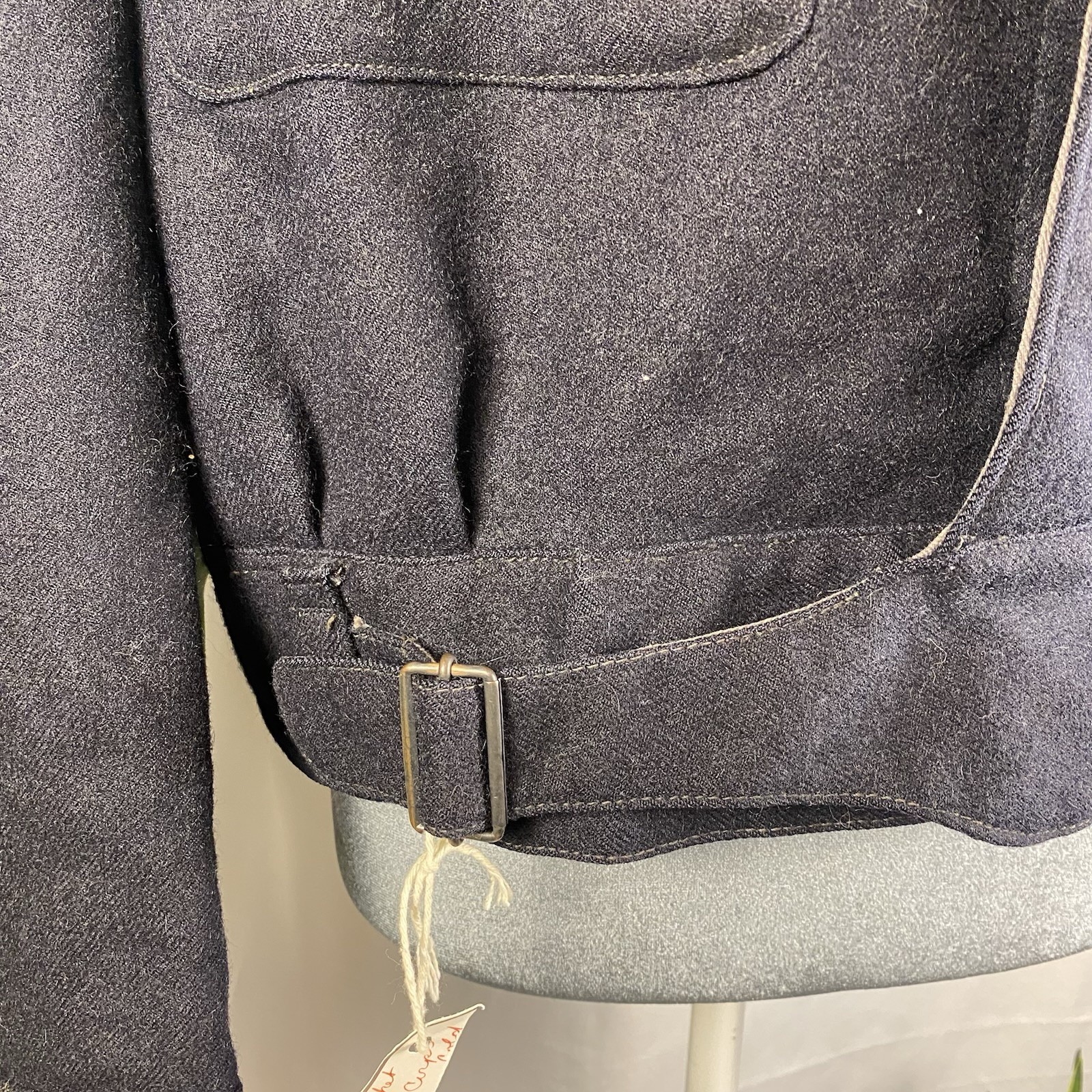 Vintage 1951 Women’s Wool Civil Defence Military Jacket Size 8 Navy