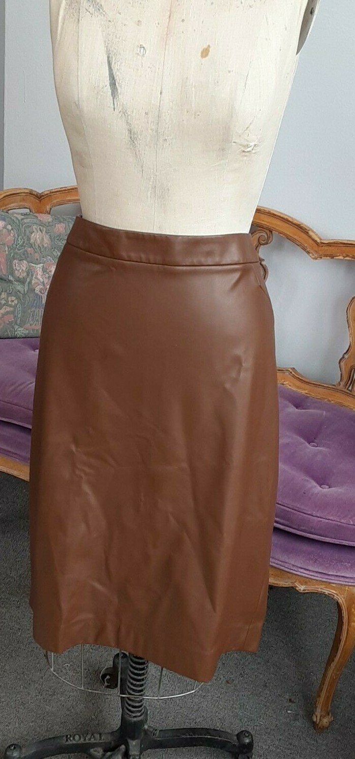 Vintage 1990s Leather Skirt – Assorted Larger Sizes
