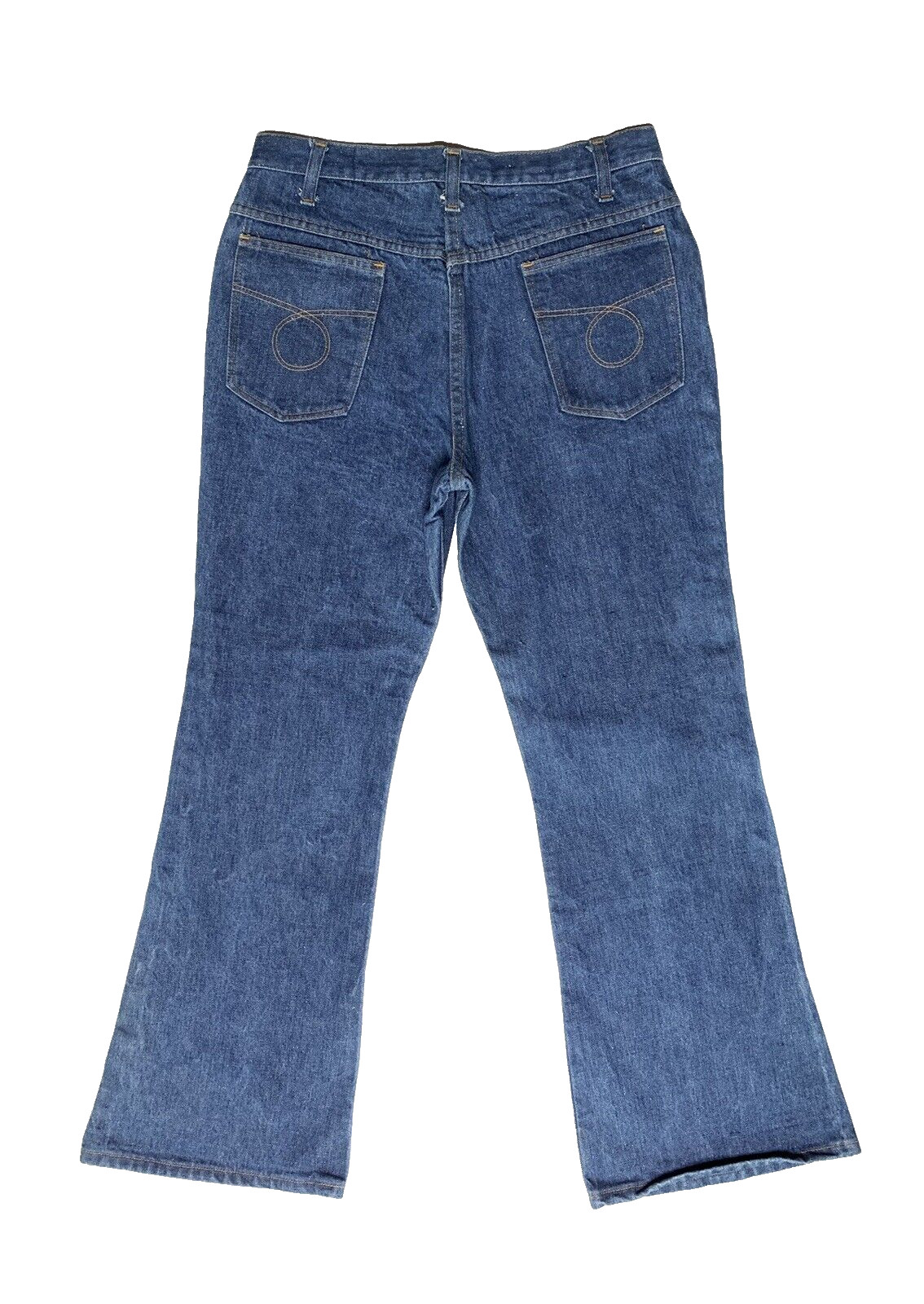 Vintage 70s / 80s Women’s Flaired Blue Jeans 32 3/8×29 11/16