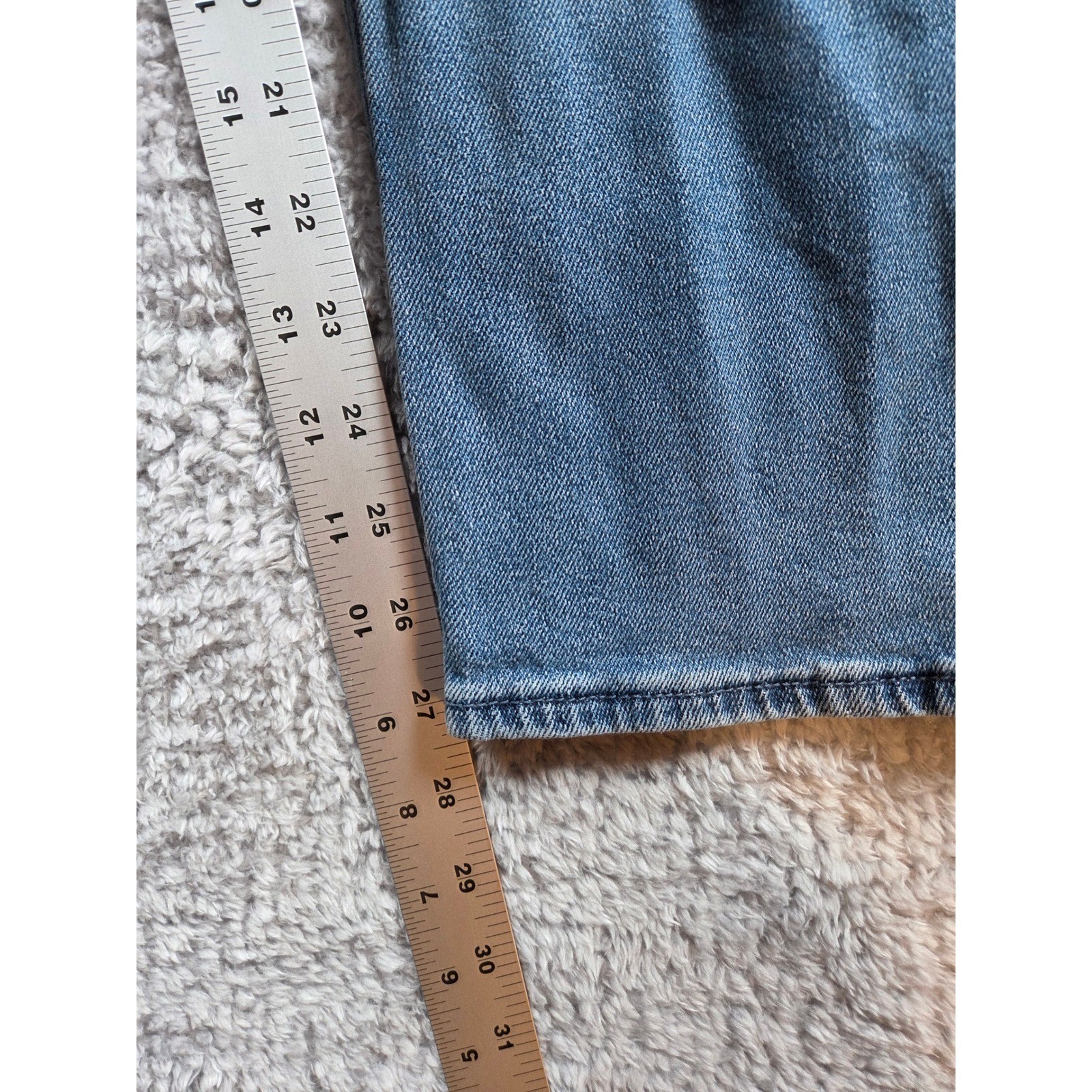 Hollister 17S 33×29 Curvy Ultra High Rise Dad Jeans Vintage Stretch Light Wash