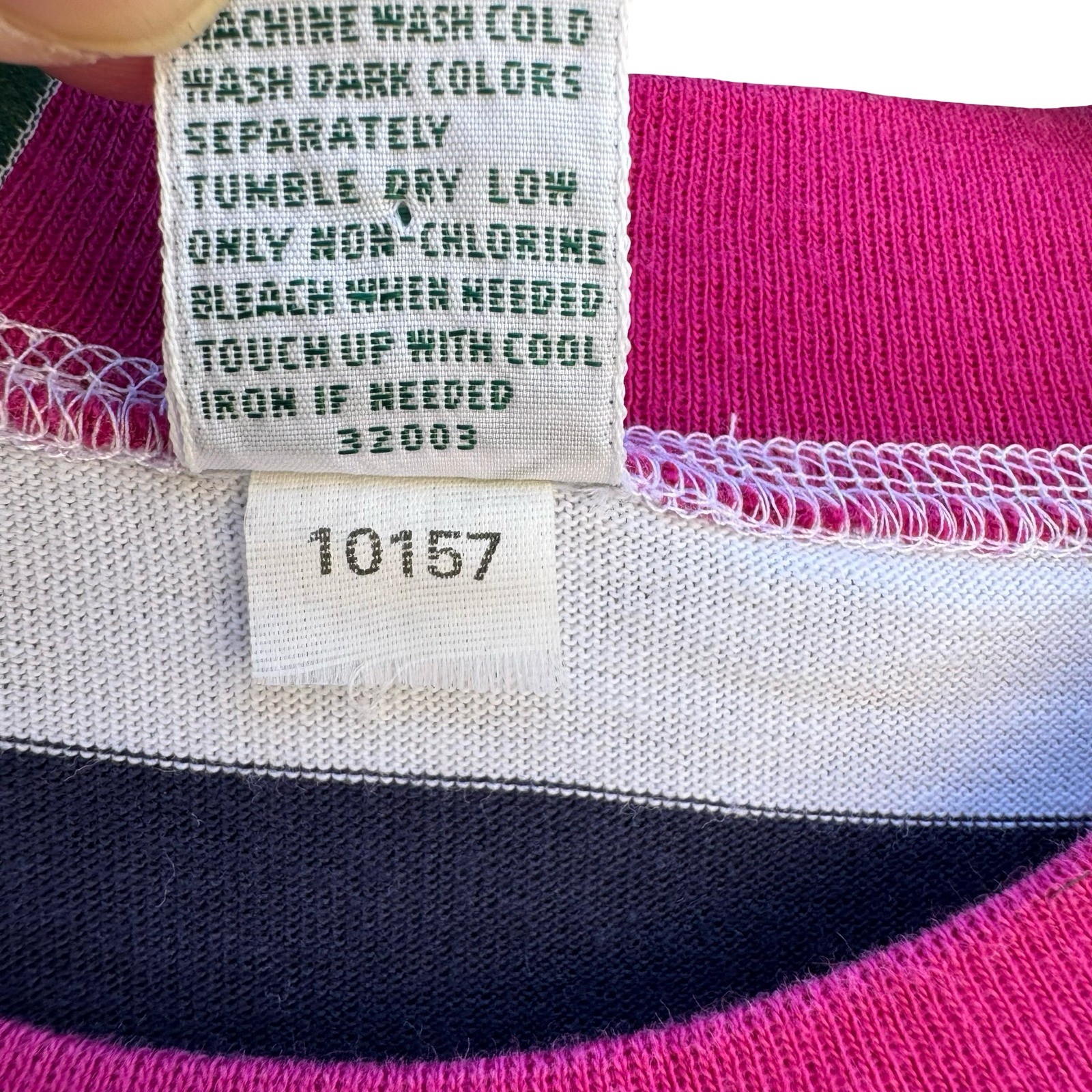 Izod Club Vintage 90s Nautical Preppy Coastal Striped Shirt Yacht Club Navy M