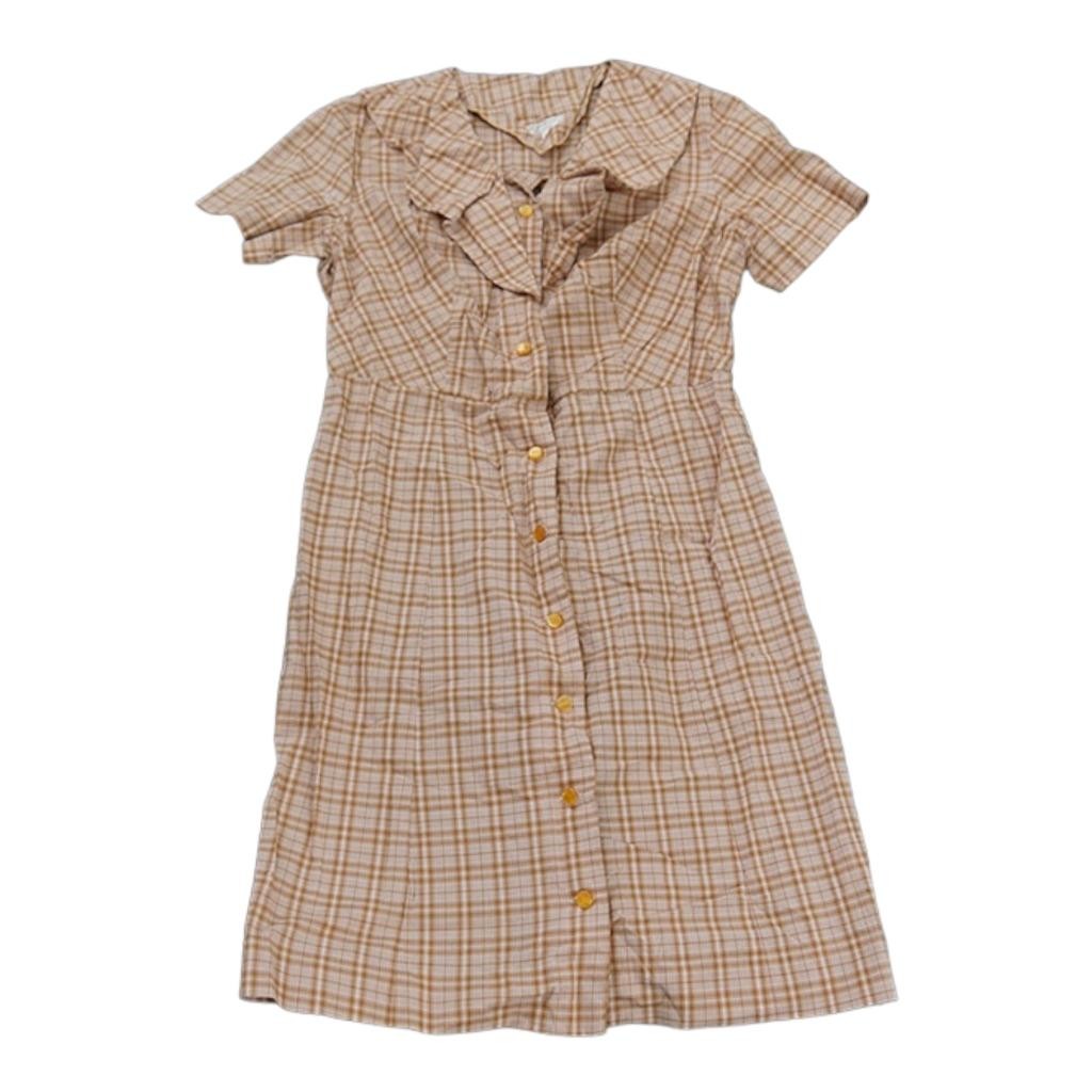 Tan 1960’s Dress Mr. Kolbert Retro Fashion