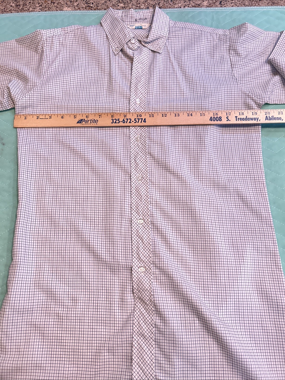 VINTAGE Sears Fashions Womens Medium Shirt House Yard Dress w/ Hat READ EUC