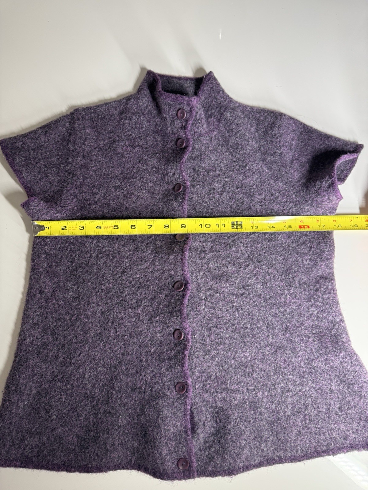 Eileen Fisher Sweater CARDIGAN Top Purple SZ M