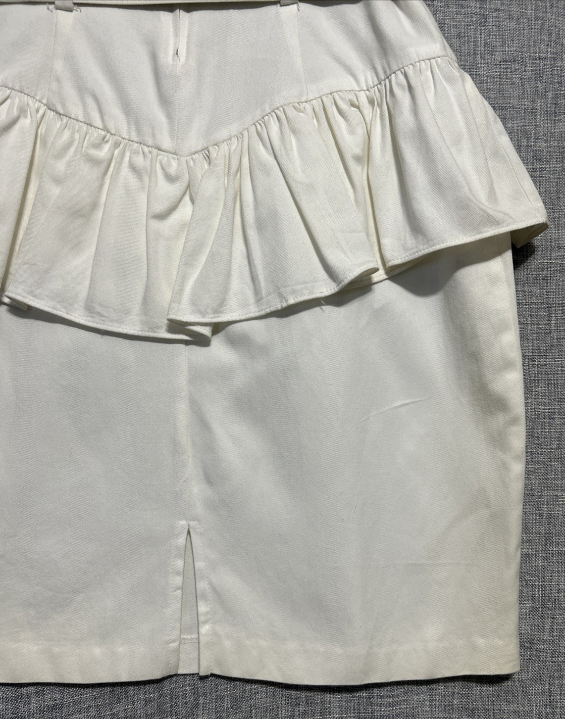 Mayvens Women’s Ivory VTG 1980s Sailor Stewardess Belted Party Dress Size 11