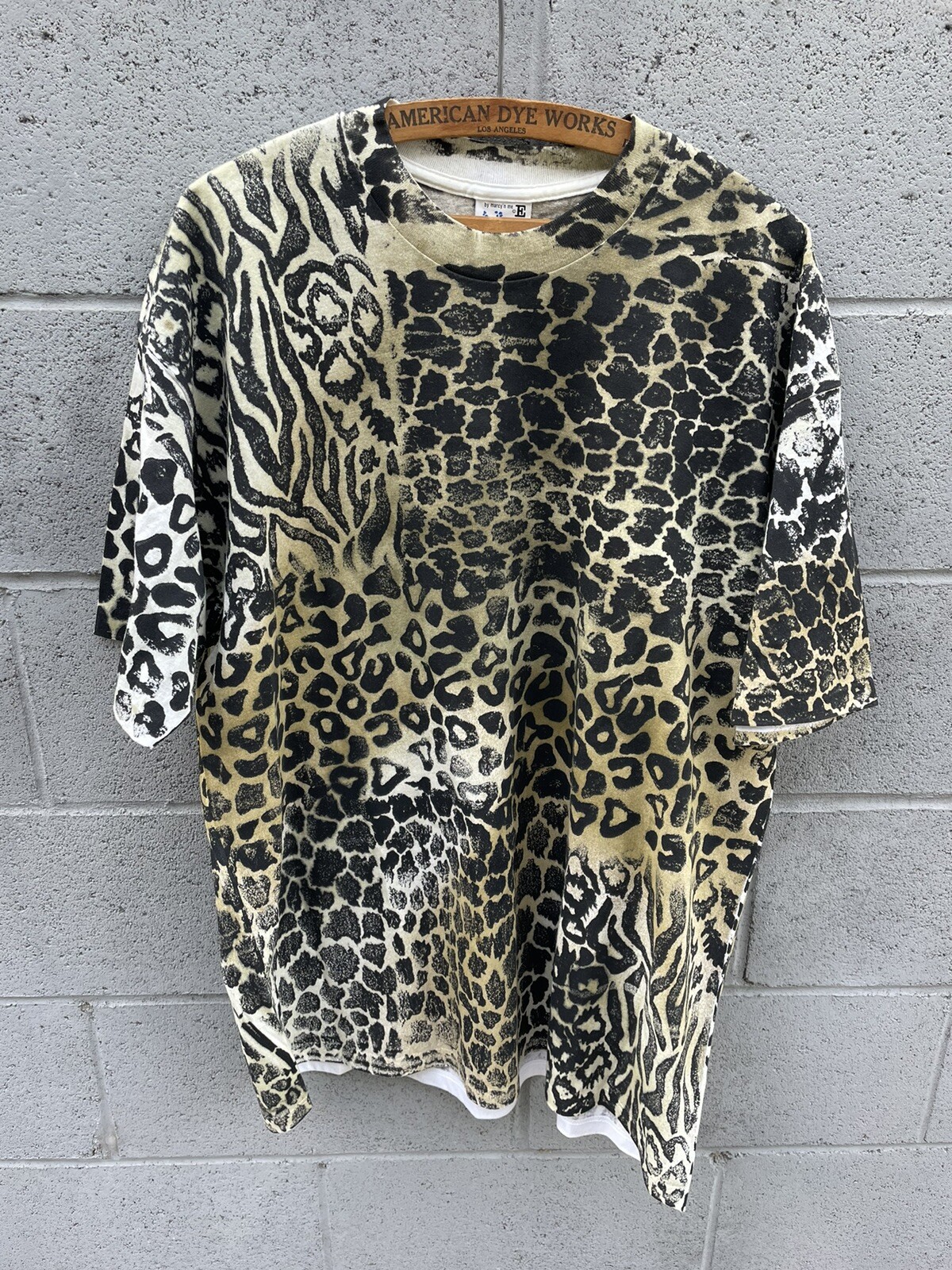 Vintage EZL Marcy’N Me Tee Shirt Animal Leopard Print NOS