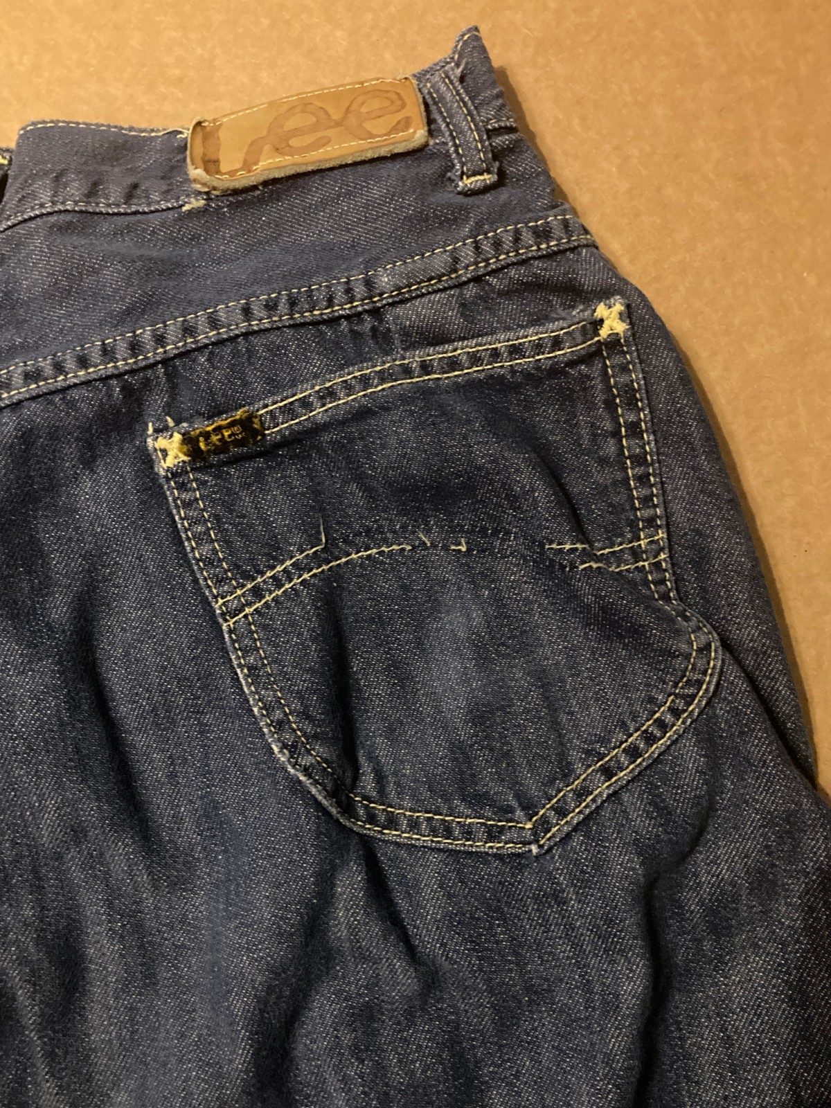 Vintage (1970’s) Lee Lady Riders Straight Leg Two Tone Jeans Regular 26×32