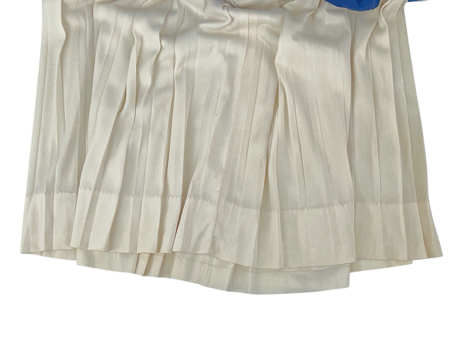 Vintage 1950’s Navy Day Dress Pat Perkins Rayon Pleated Skirt Size 4