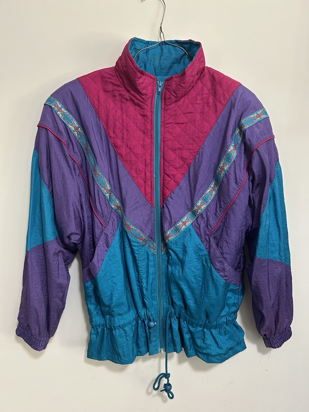 80’s 90’s Windbreaker Set Jacket And Pants Tracksuit Vintage Retro Mom
