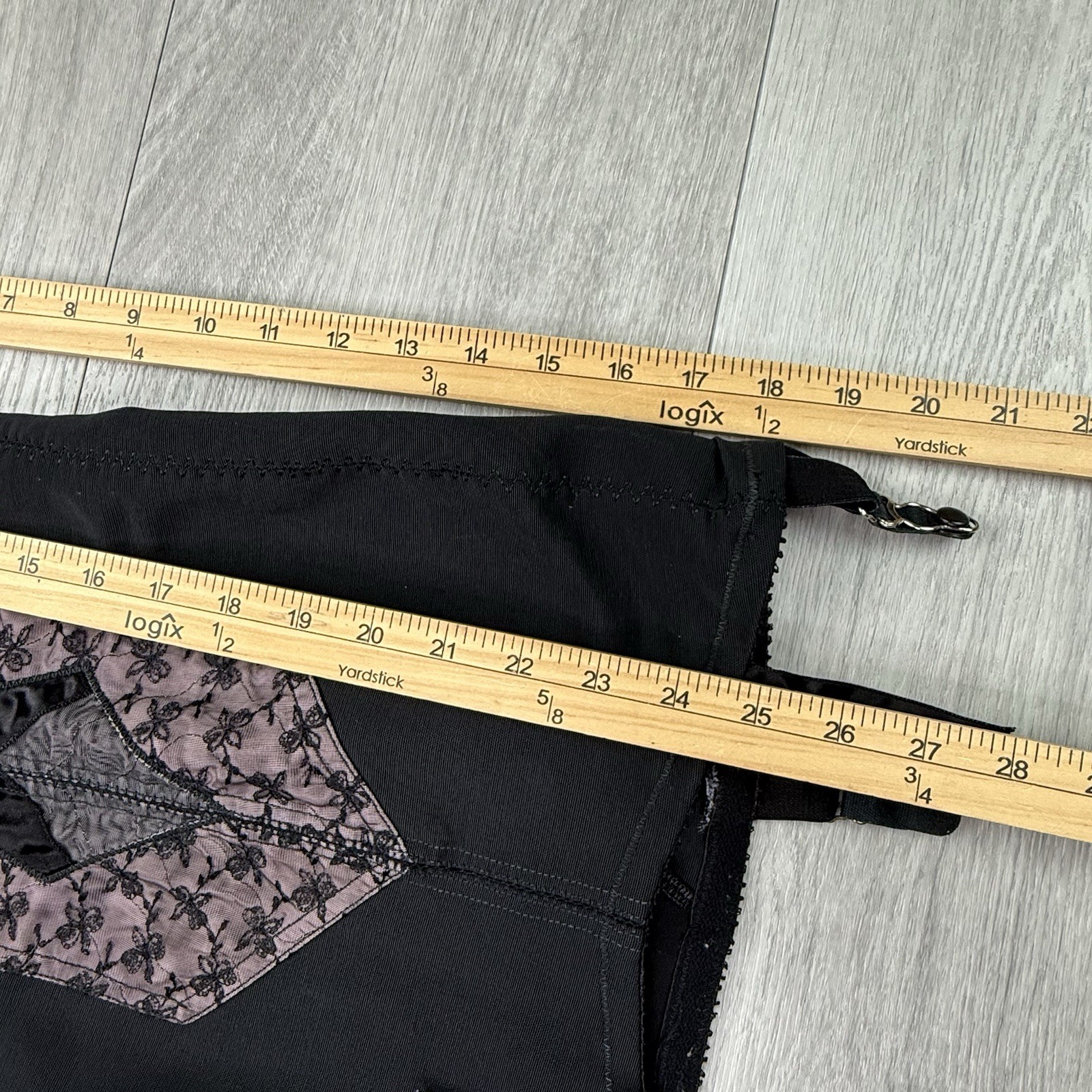 Vintage Contessa Di Roma Open Bottom Corselette Corset Girdle Garter Belts 36C