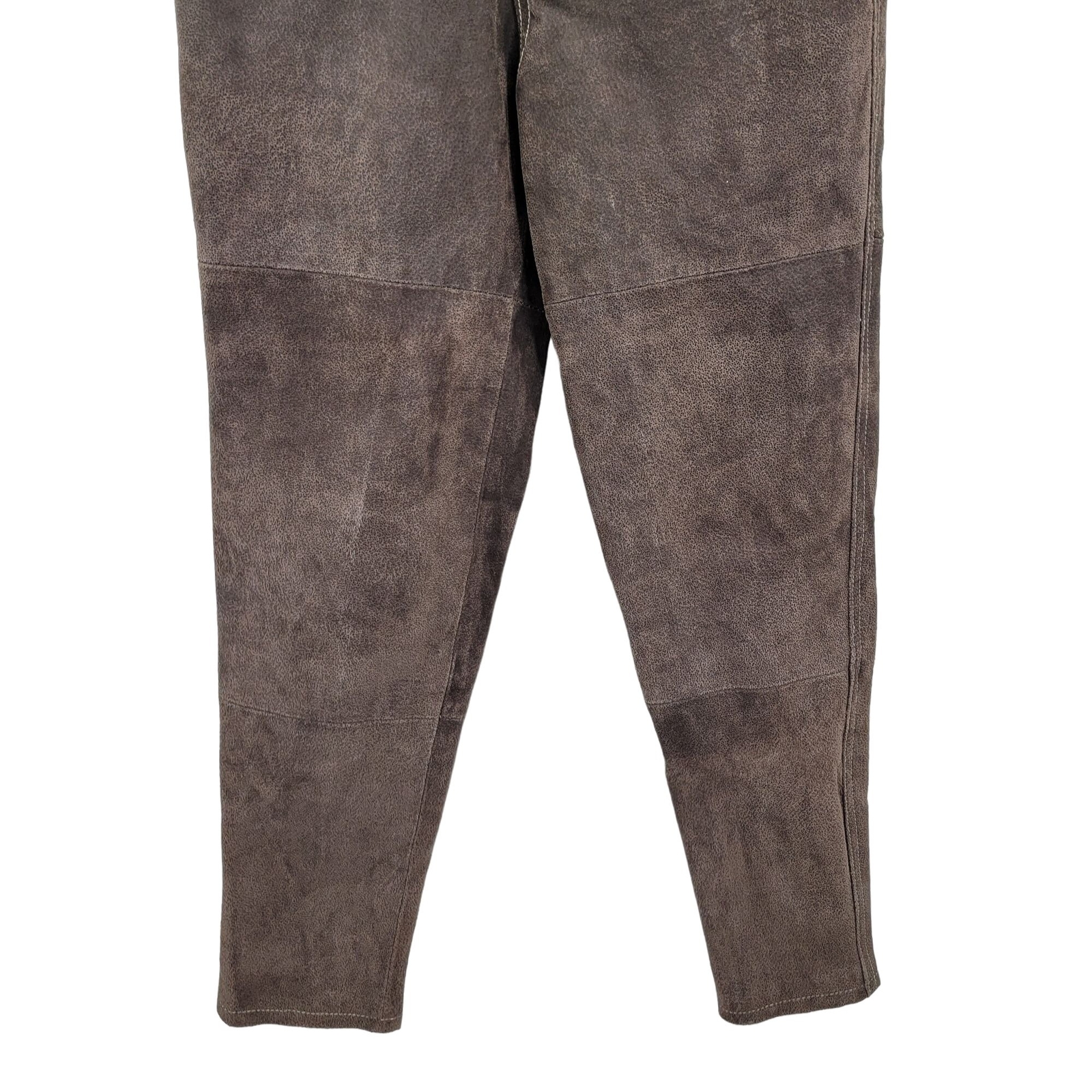 Vintage 80’s Forenza Leather Pants S Brown High Rise Tapered Moms Rodeo Western