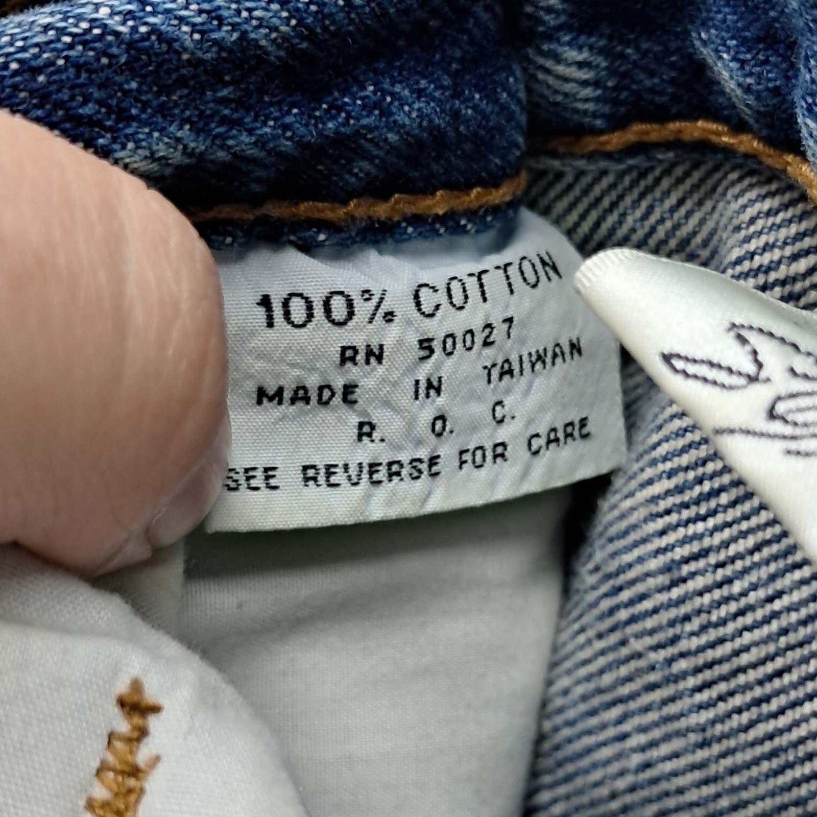 Rio by Stephanie Maison Vintage Acid Wash High Waist Tapered Jeans Blue Sz 11