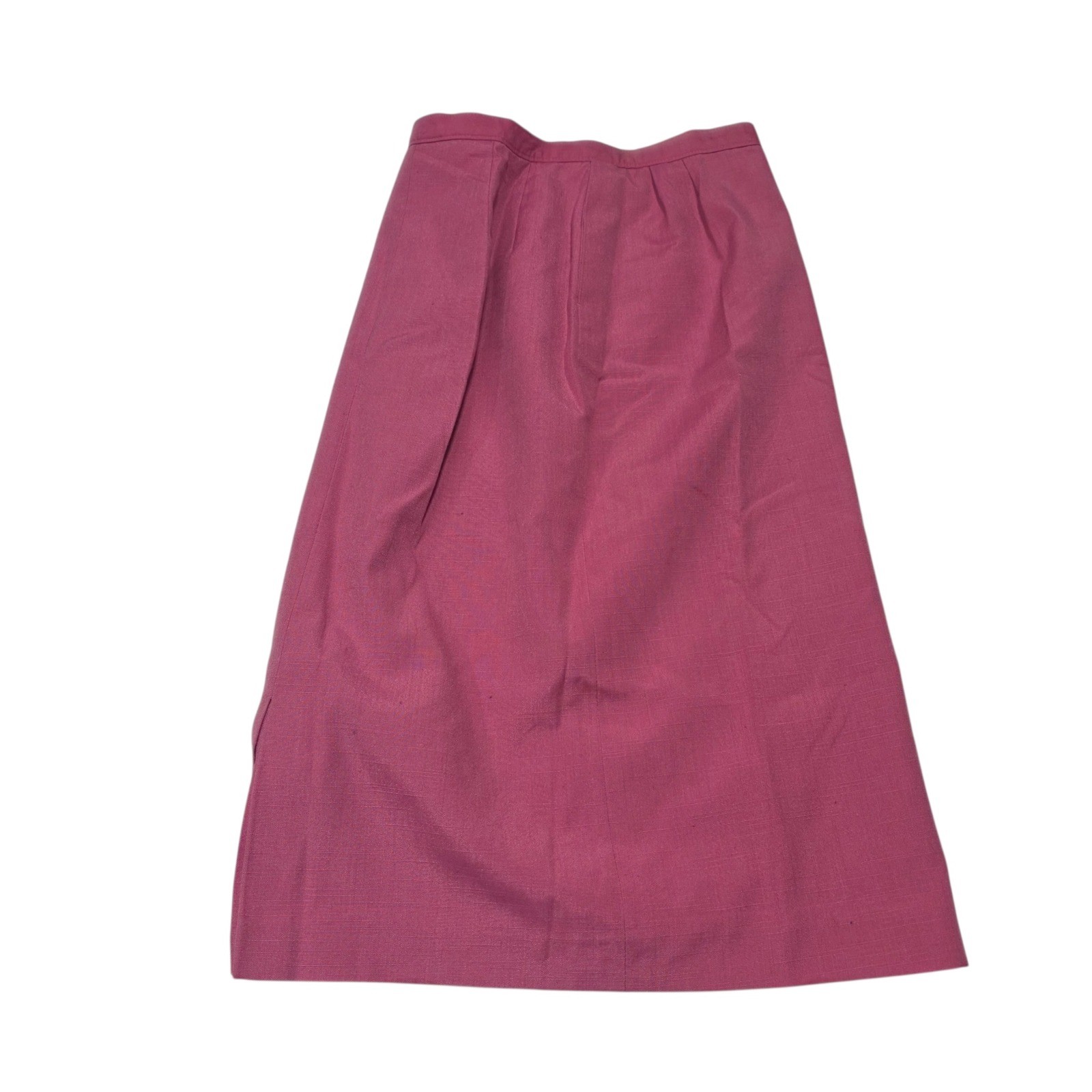 Country Sophisticates by Pendleton Skirt Suit Women 8 Pink Vintage Silk Blend
